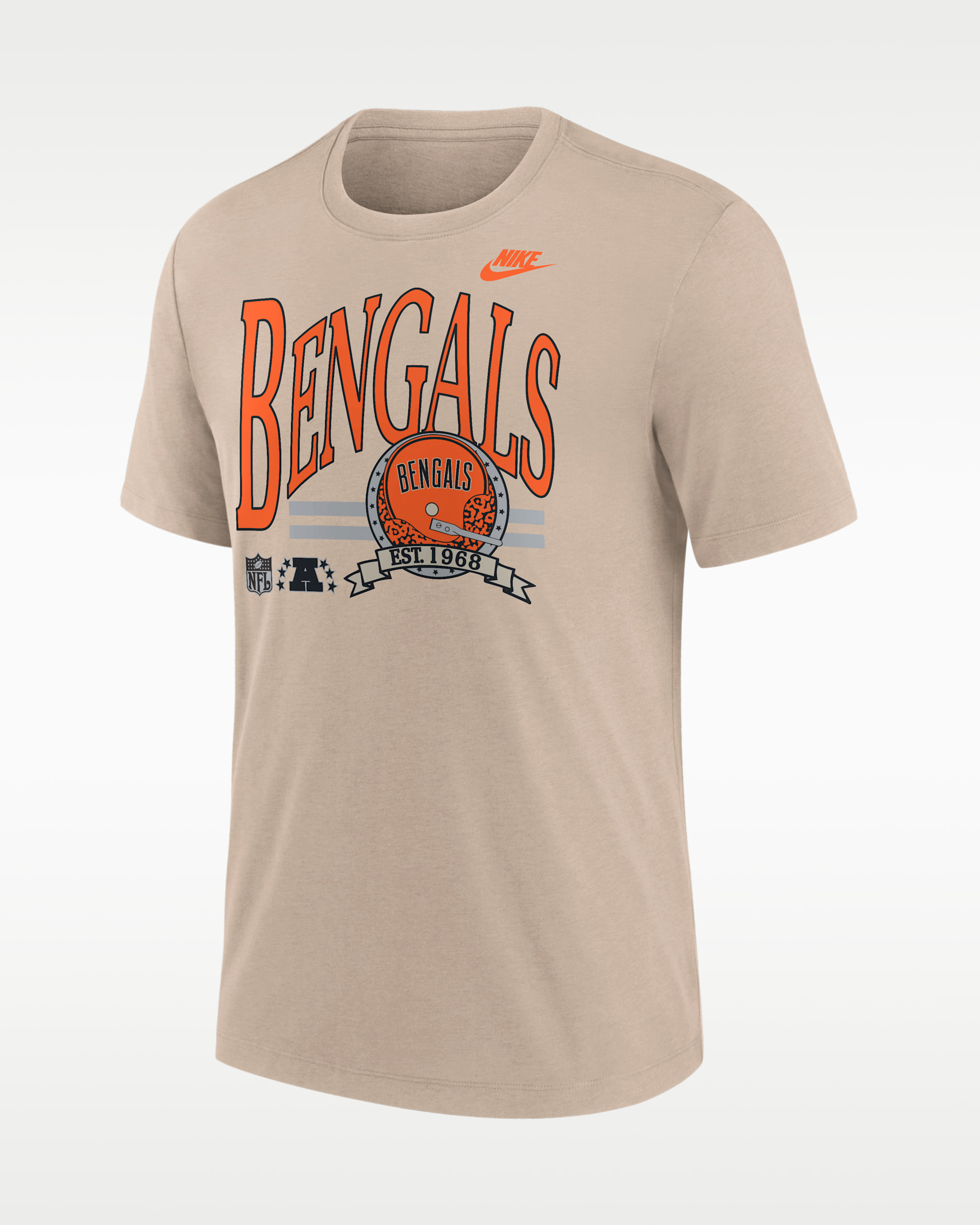 Playera Nike de la NFL para hombre Cincinnati Bengals Rewind - Arena