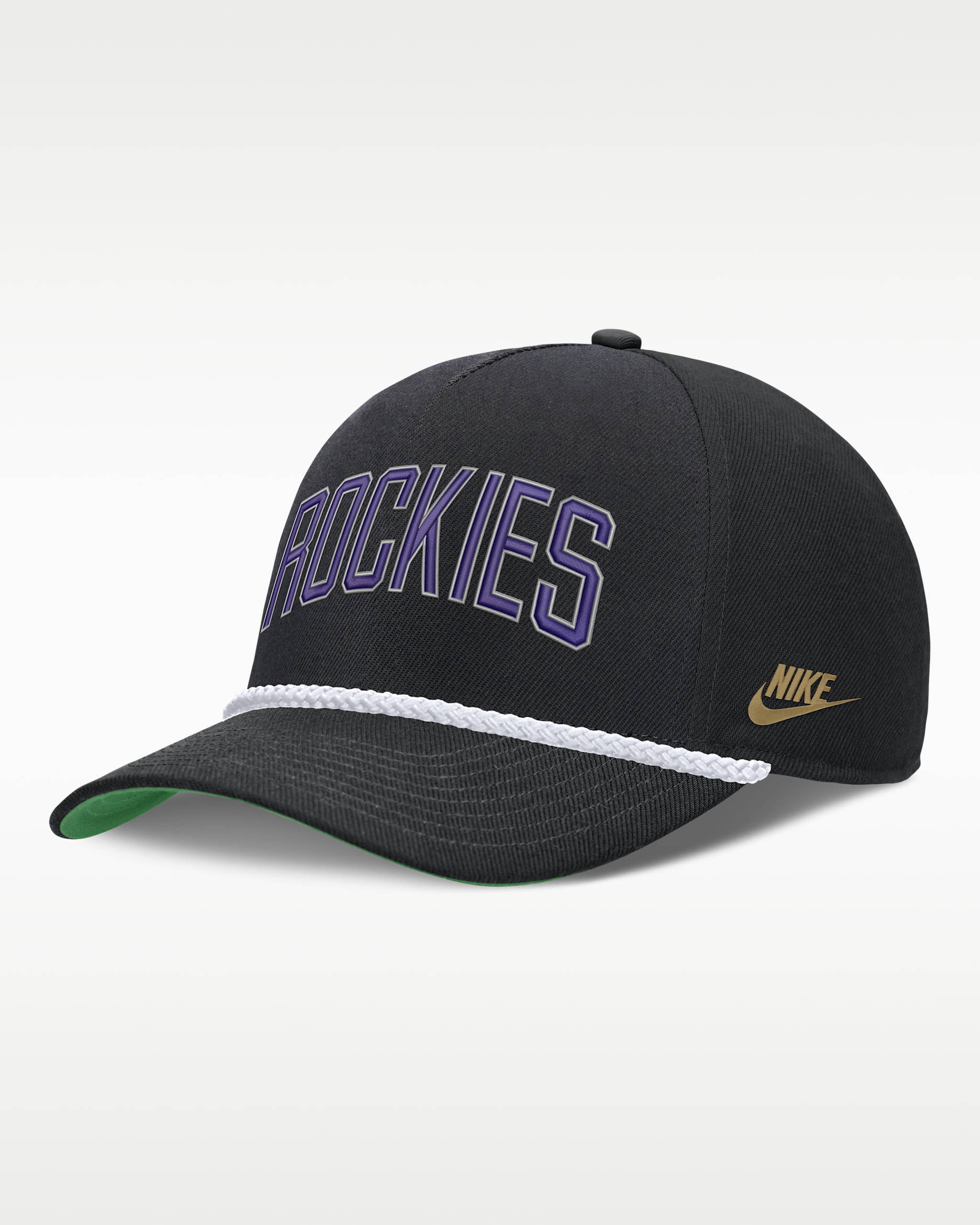 Colorado Rockies Rise Men's Nike MLB Adjustable Hat - Black