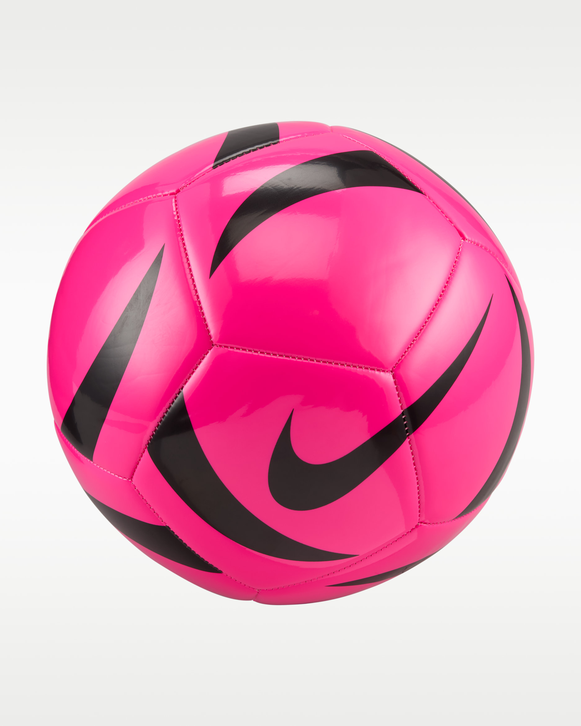 Balón de entrenamiento de fútbol Nike Pitch - Rosa feroz/Negro/Negro