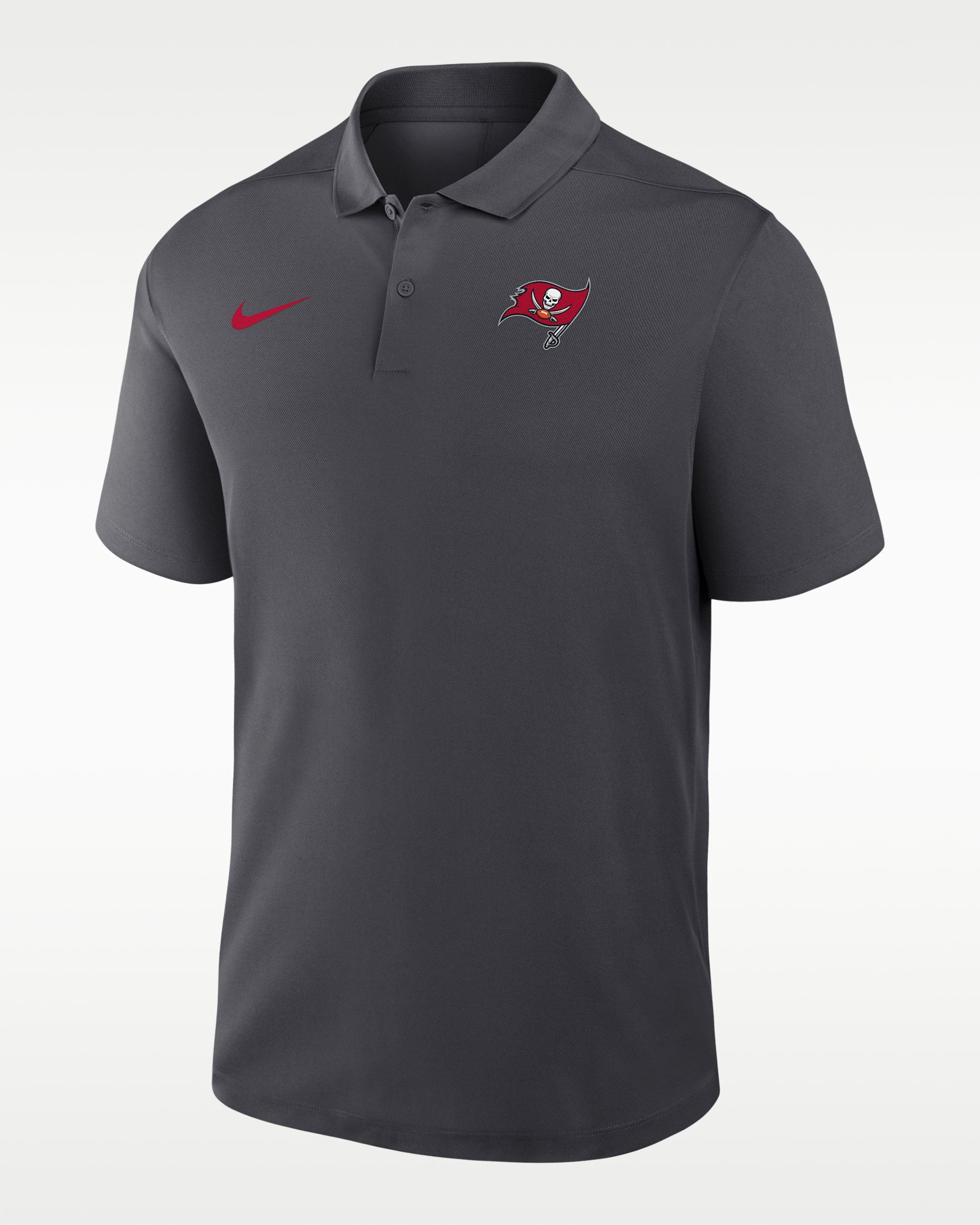 Tampa Bay Buccaneers Logo Victory Men's Nike Dri-FIT NFL Polo - Anthracite