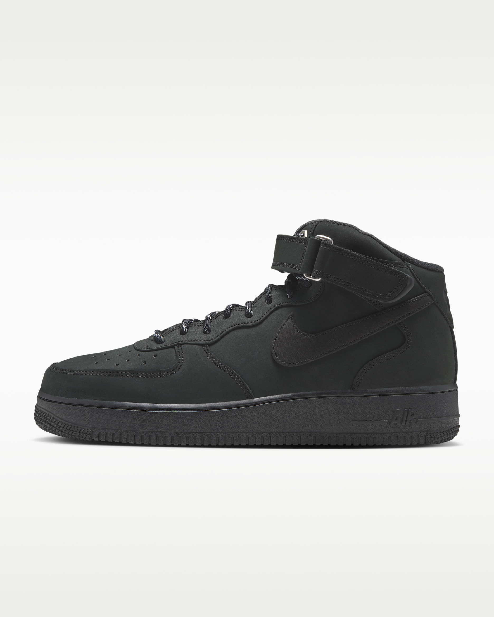 Nike Air Force 1 Mid '07 herresko - Svart/Svart