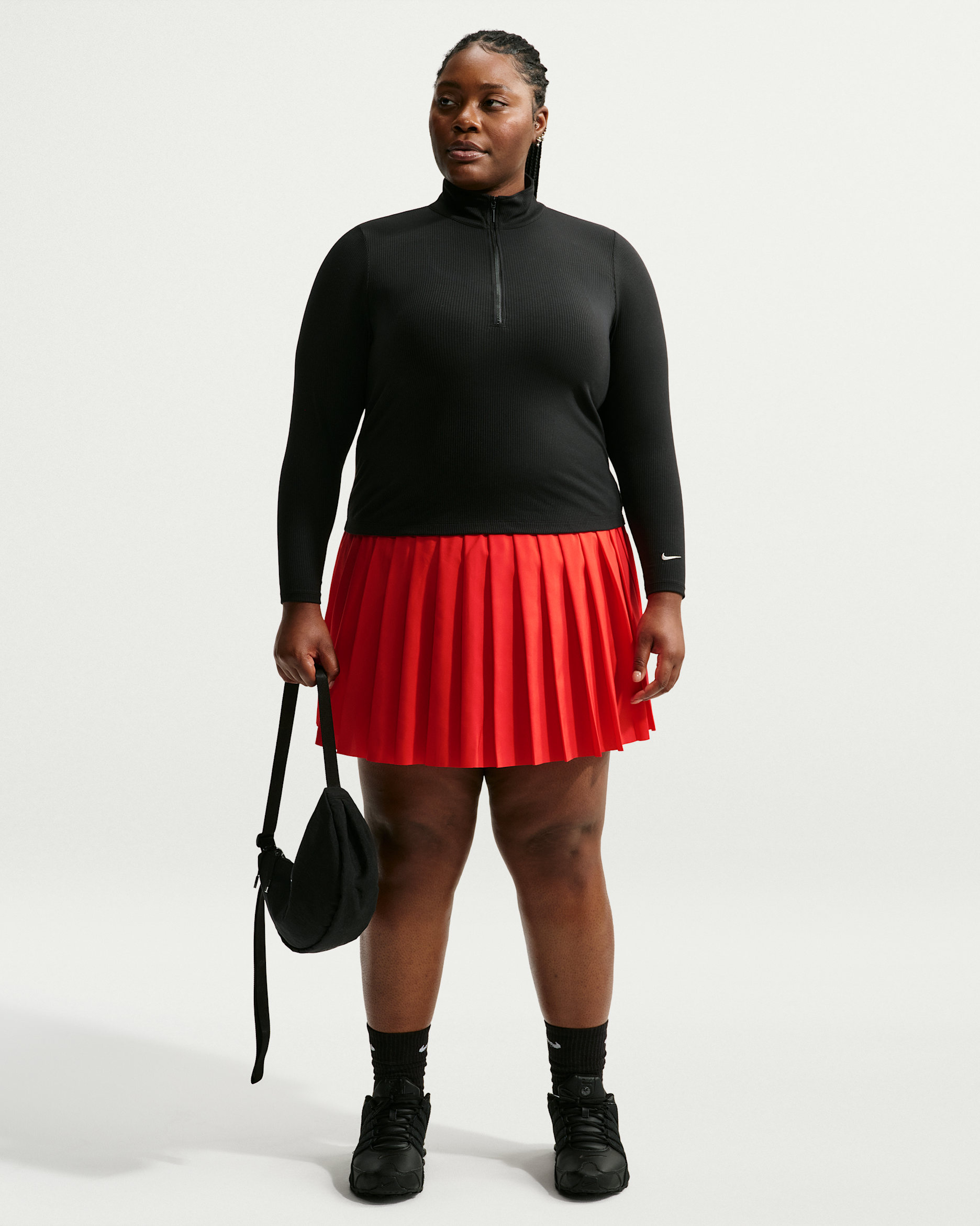 Nike Sportswear Women's Pleated Skirt (Plus Size) - Light Crimson/Light Crimson