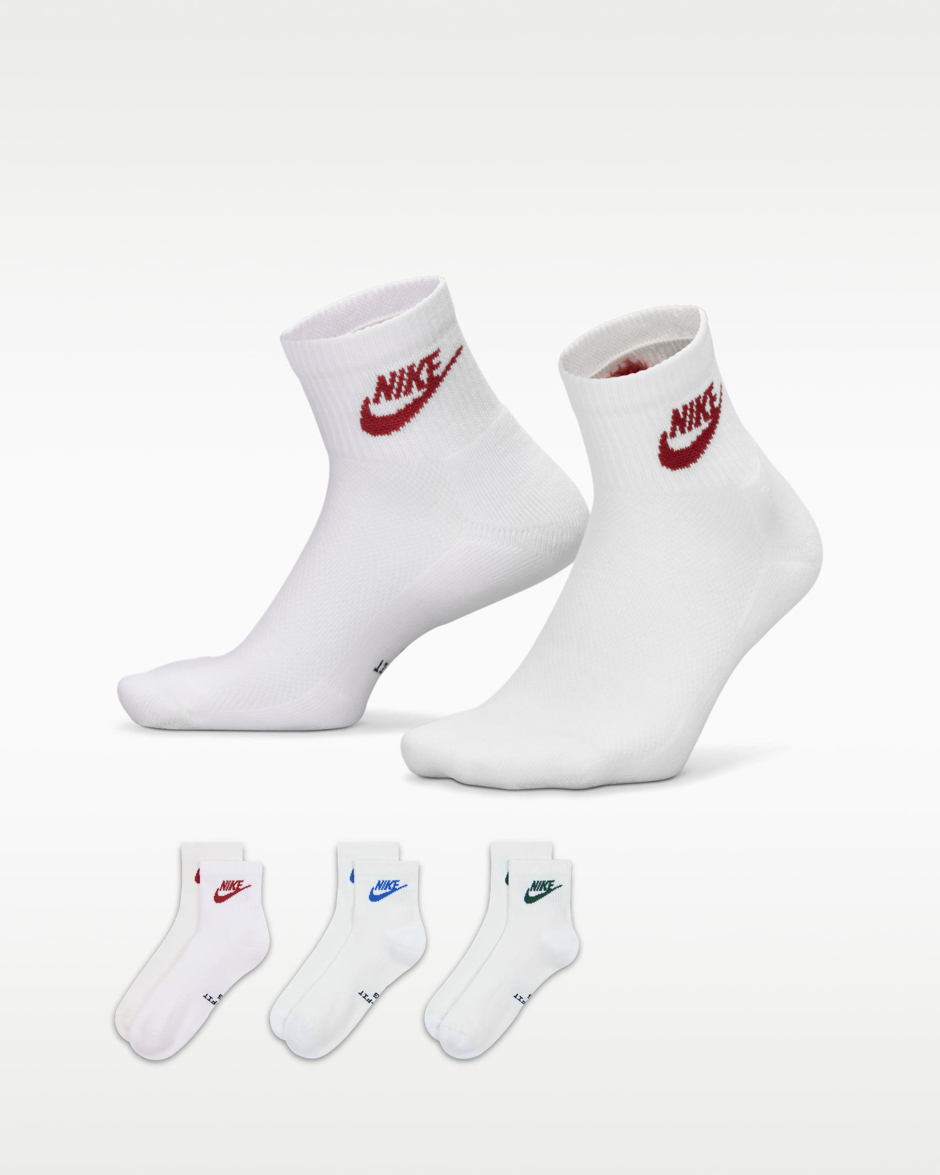 Calcetines al tobillo (3 pares) Nike Everyday Elevated - Multicolor