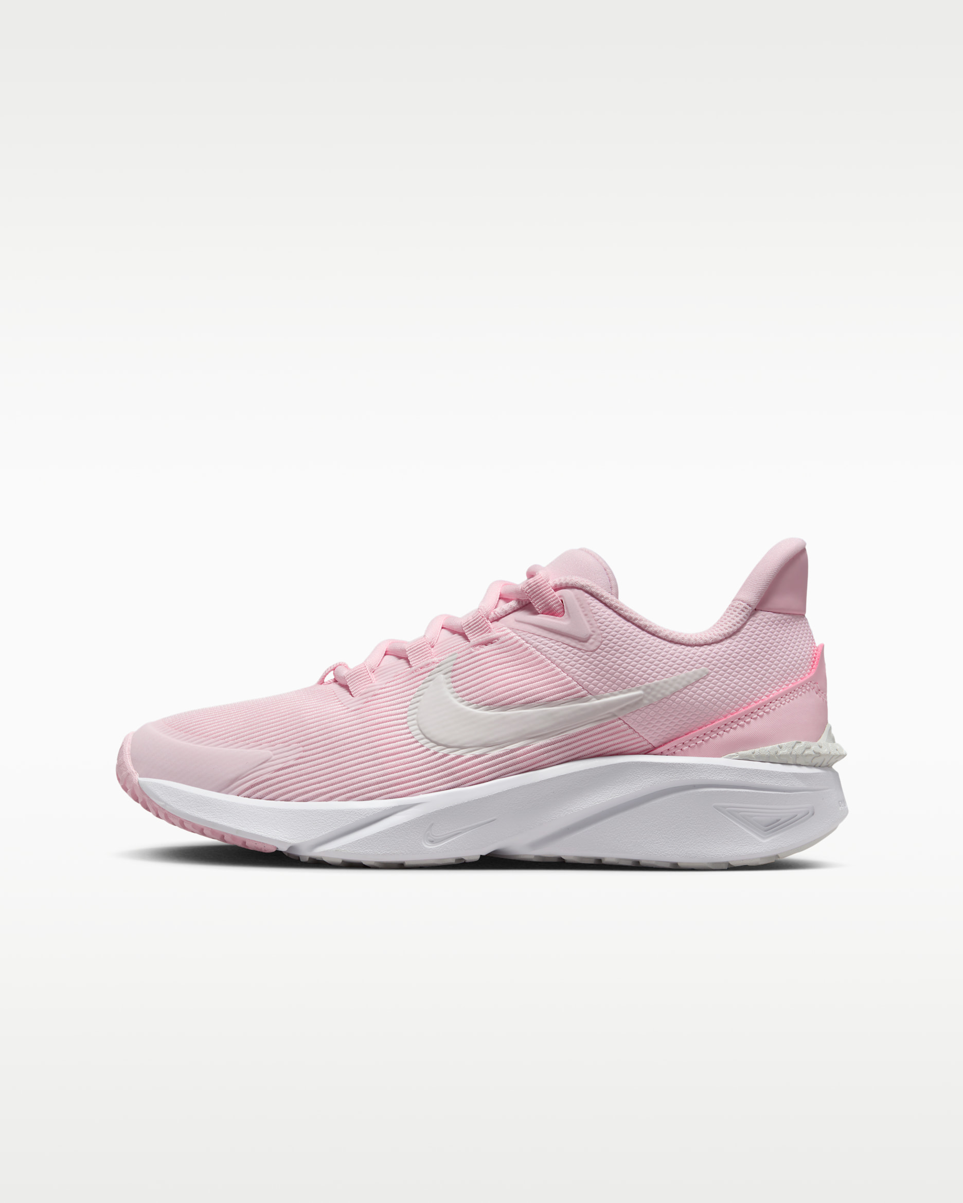 รองเท้าวิ่งโร้ดรันนิ่งเด็กโต Nike Star Runner 4 - Pink Foam/ขาว/Summit White