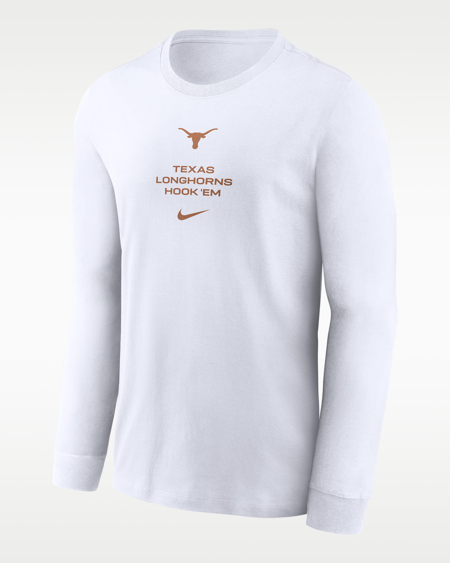 Texas Sideline Men's Nike Dri-FIT College Long-Sleeve T-Shirt - White