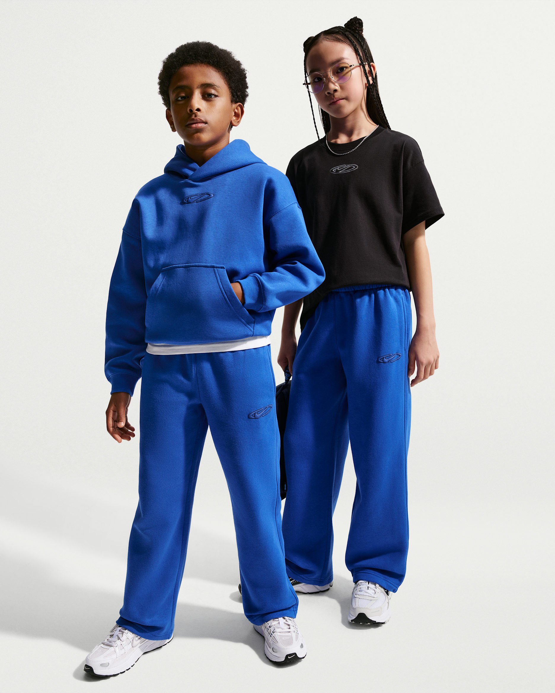 Nike Sportswear Club Fleece Big Kids' Pants - Game Royal/Midnight Navy/Game Royal