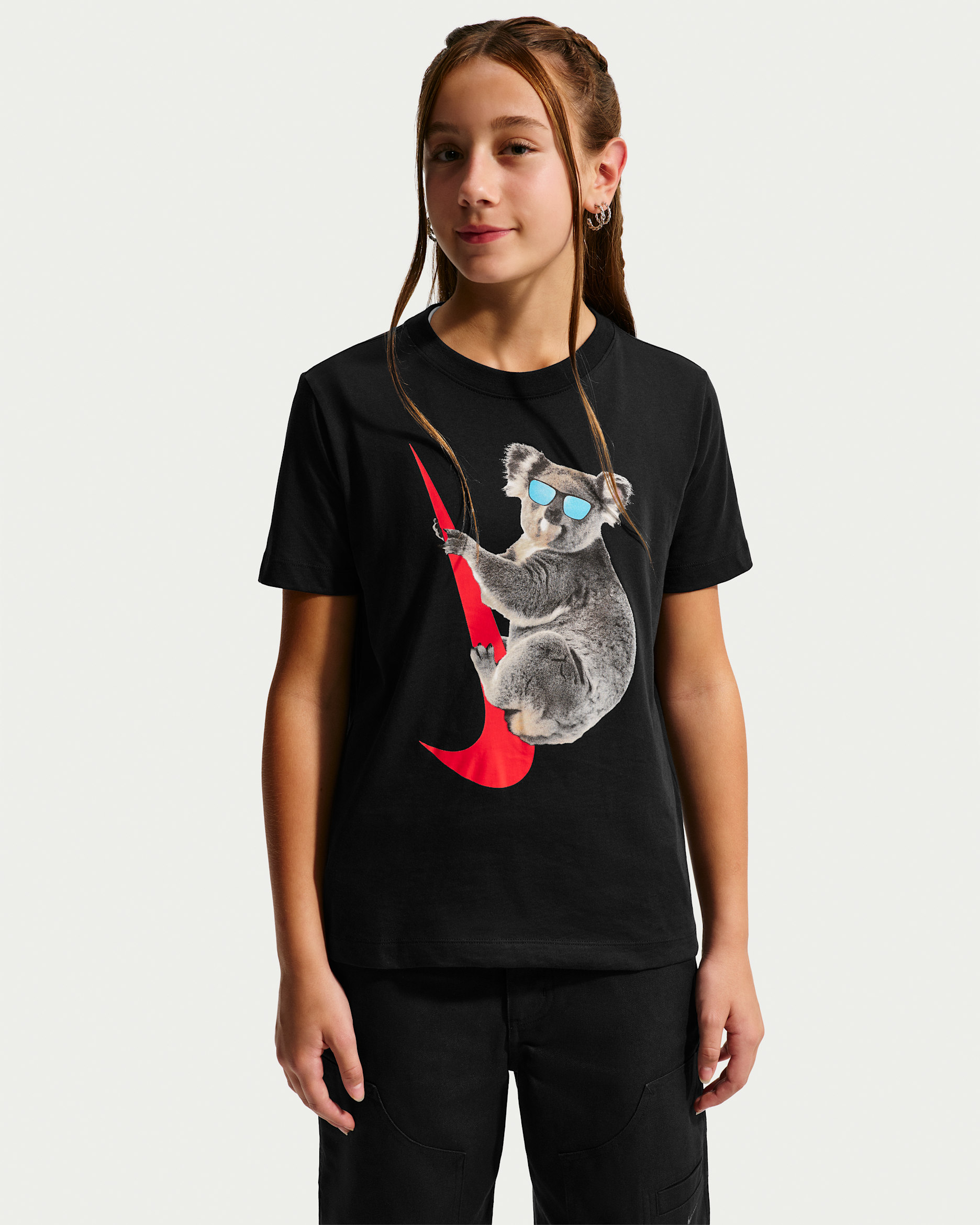 T-shirt Nike Sportswear pour pré-ado - Noir