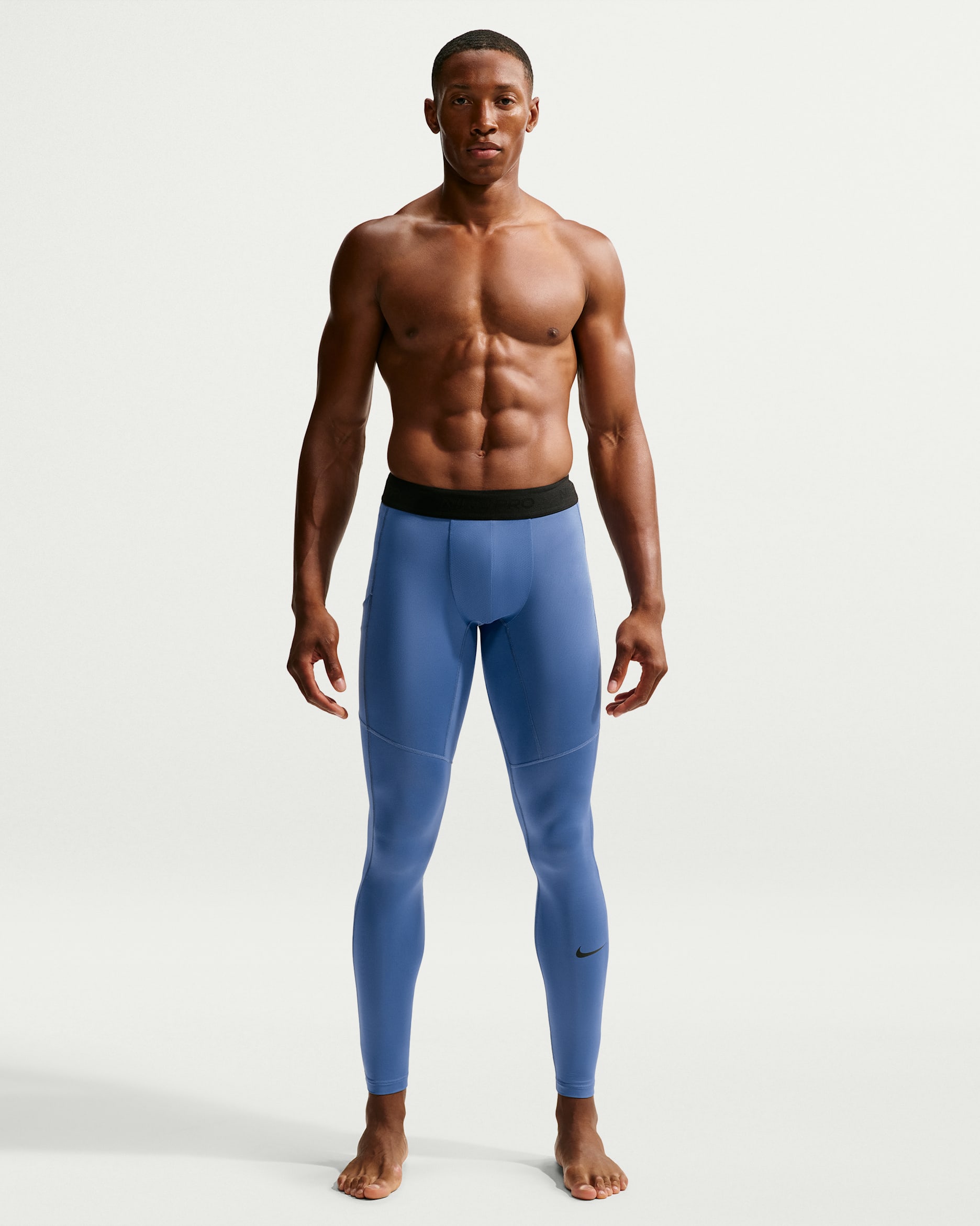 Nike Pro Dri-FIT treningstights til herre - Indigo Storm/Svart