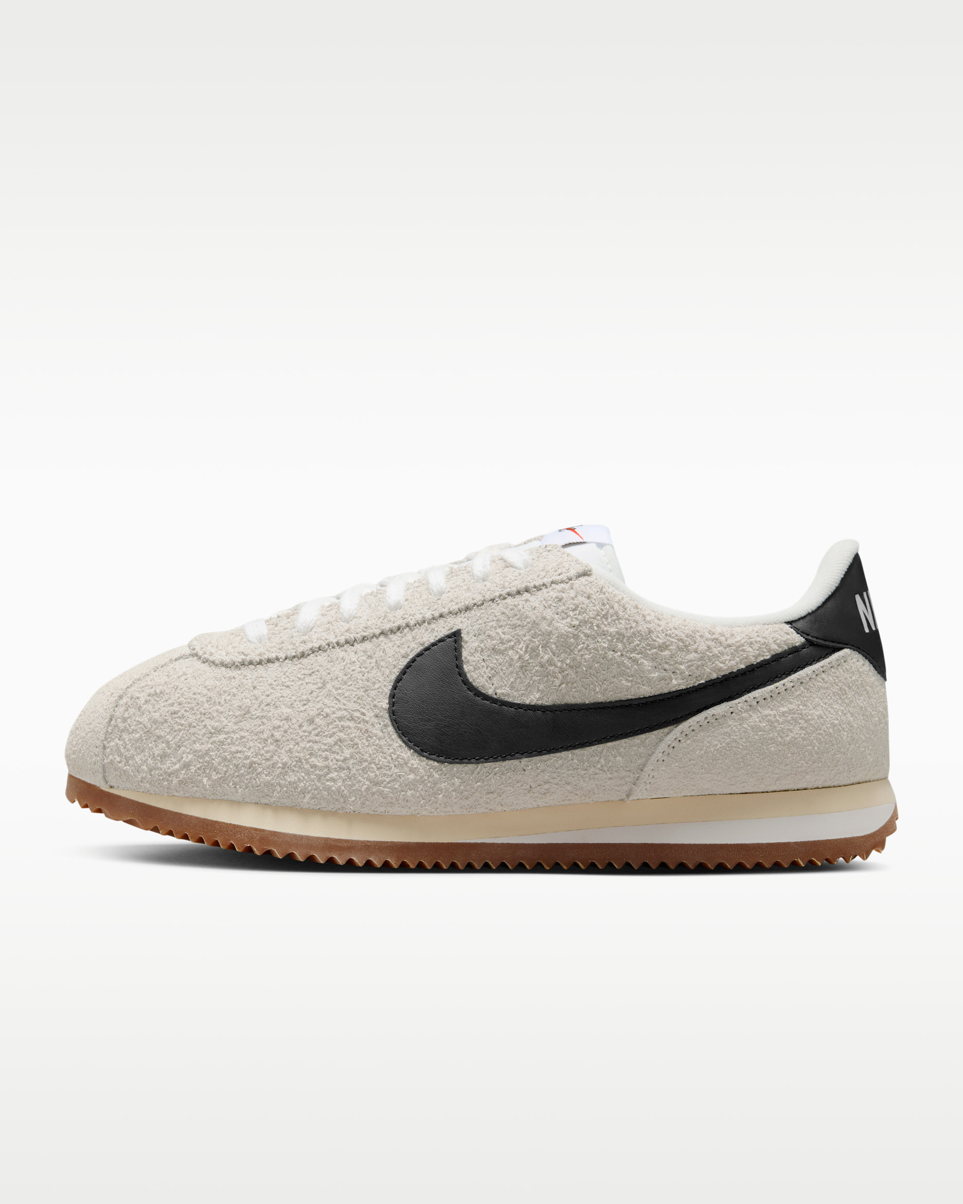 Nike Cortez Vintage Suede Zapatillas - Mujer - Summit White/Muslin/Gum Medium Brown/Negro
