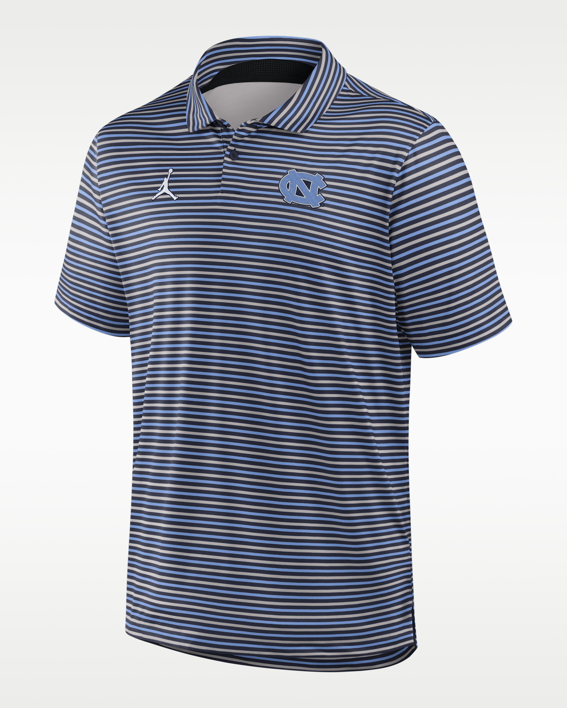North Carolina Tour Stripe Men's Jordan Brand Dri-FIT College Polo - Navy