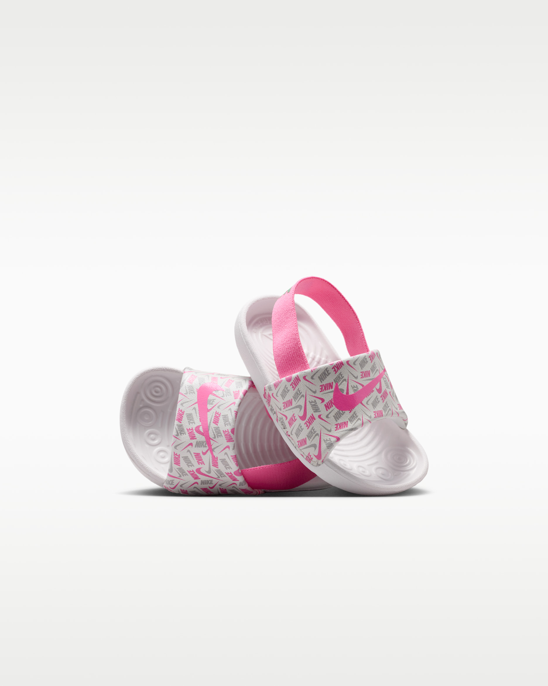 Nike Kawa Baby & Toddler Slides - Sail/Steam/Pink Glow