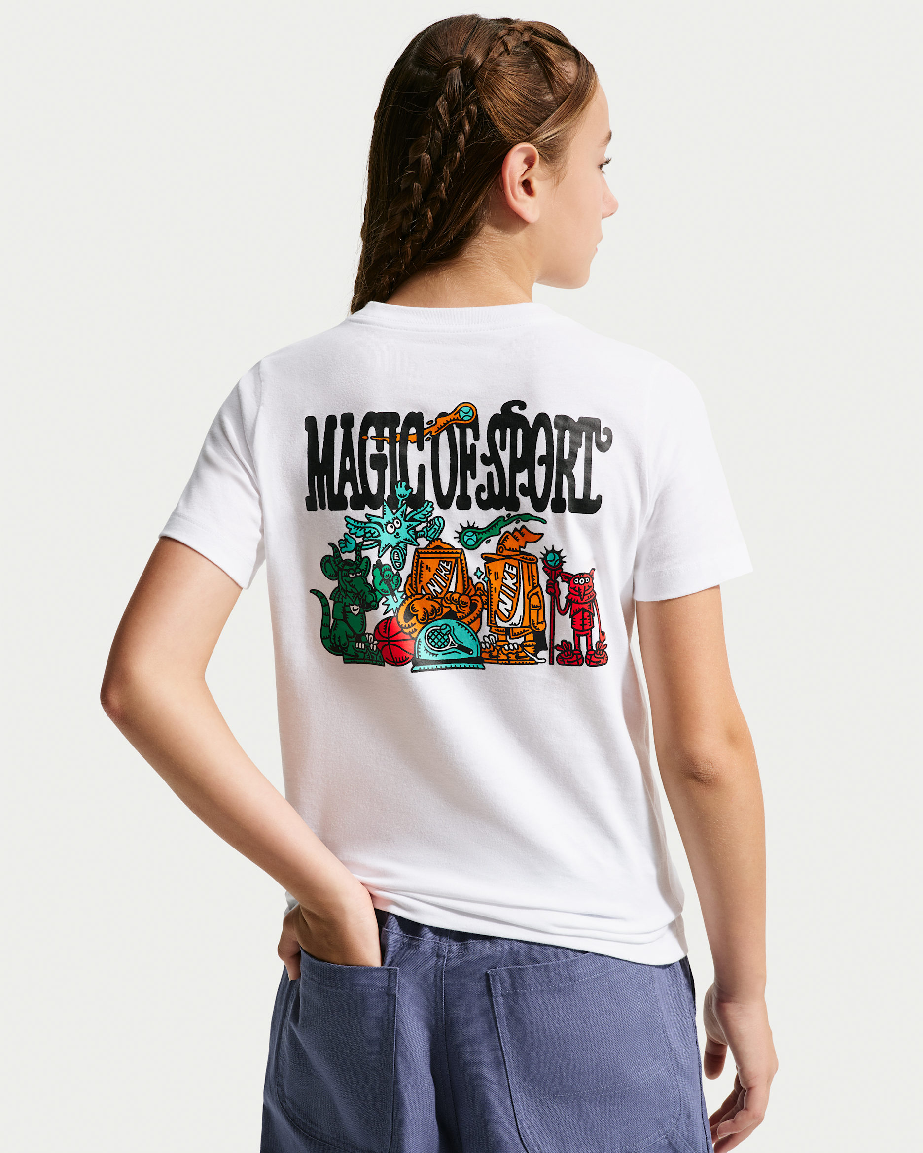 T-shirt Nike Sportswear pour pré-ado - Blanc