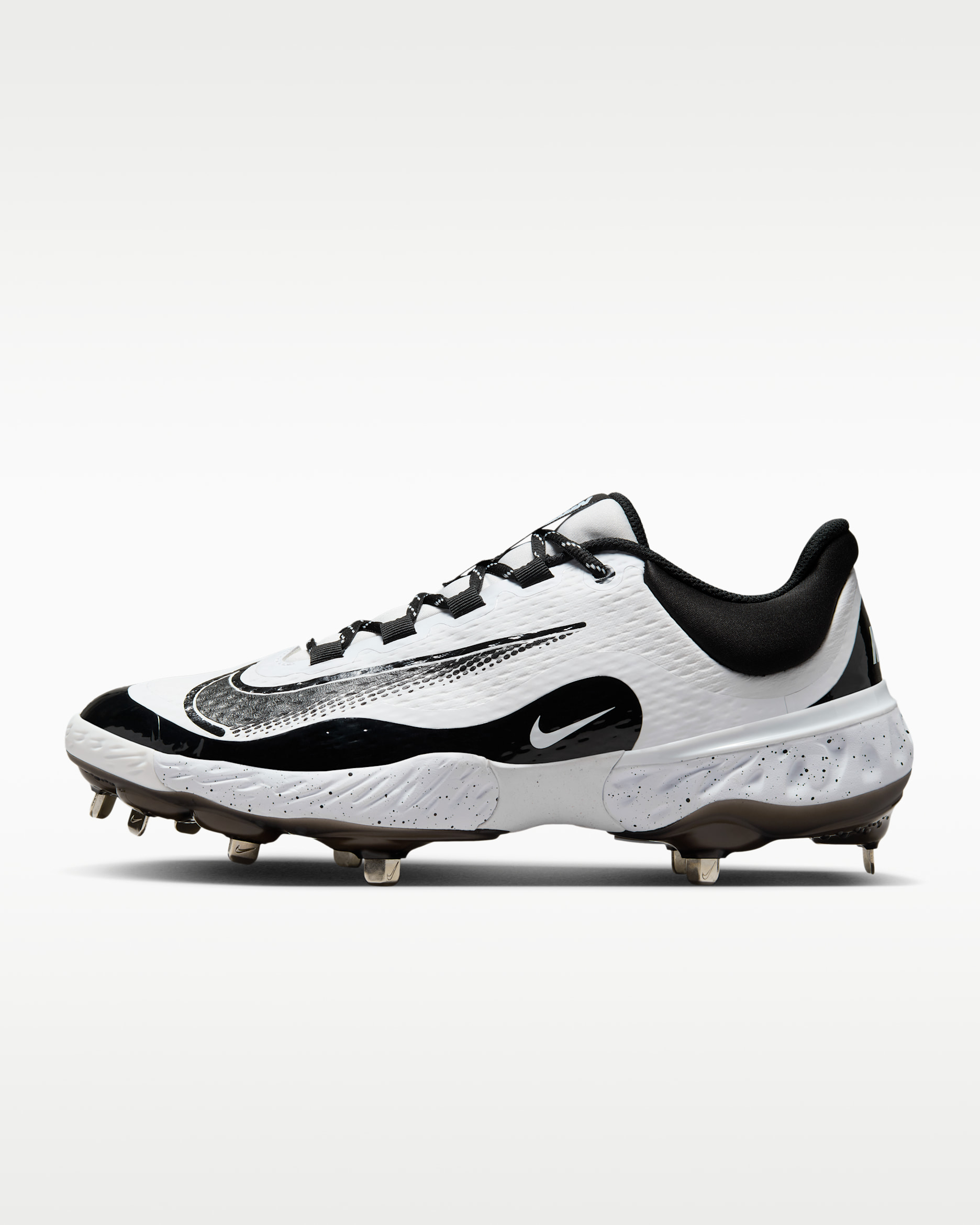 Calzado de béisbol para hombre Nike Alpha Huarache Elite 4 Low - Blanco/Negro