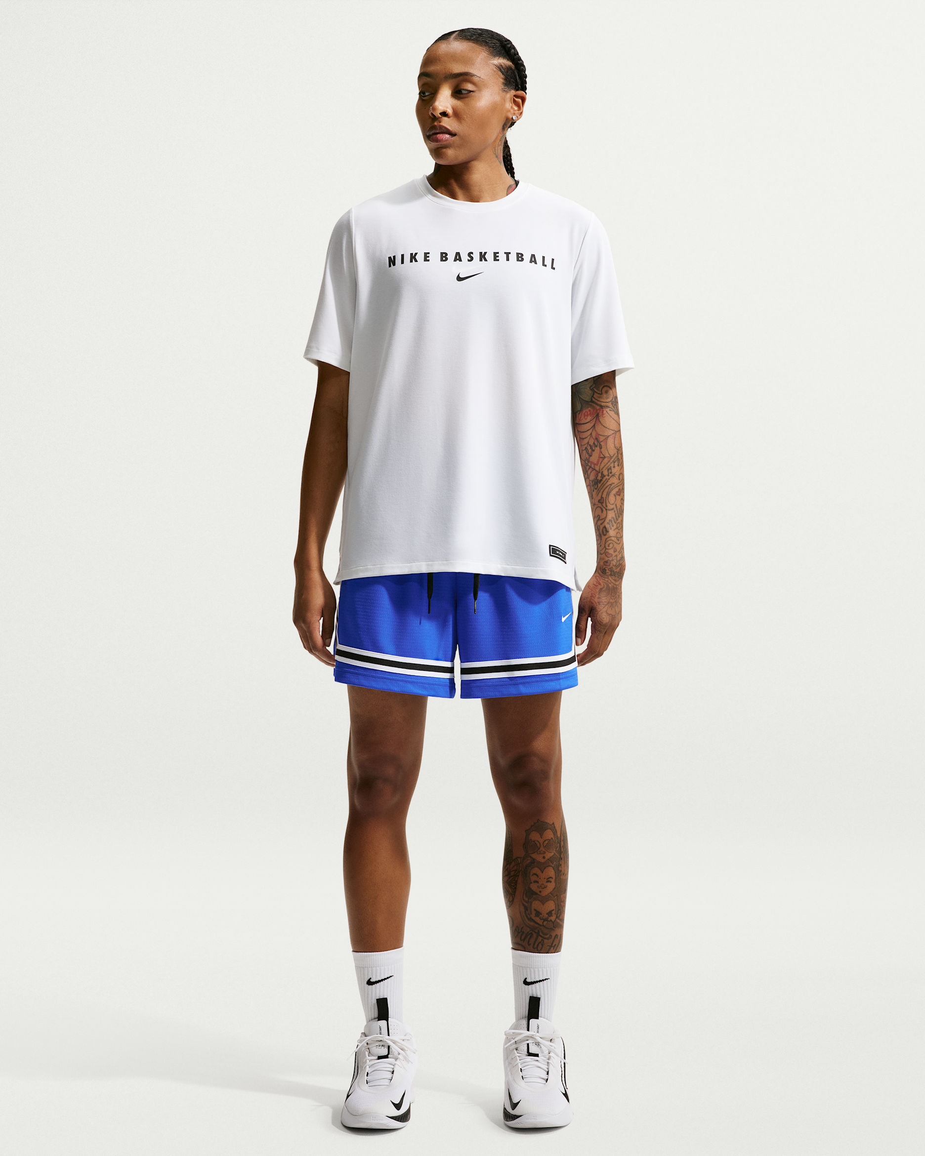 Nike Crossover Women's Dri-FIT 5" Basketball Shorts - Hyper Royal/Black/White