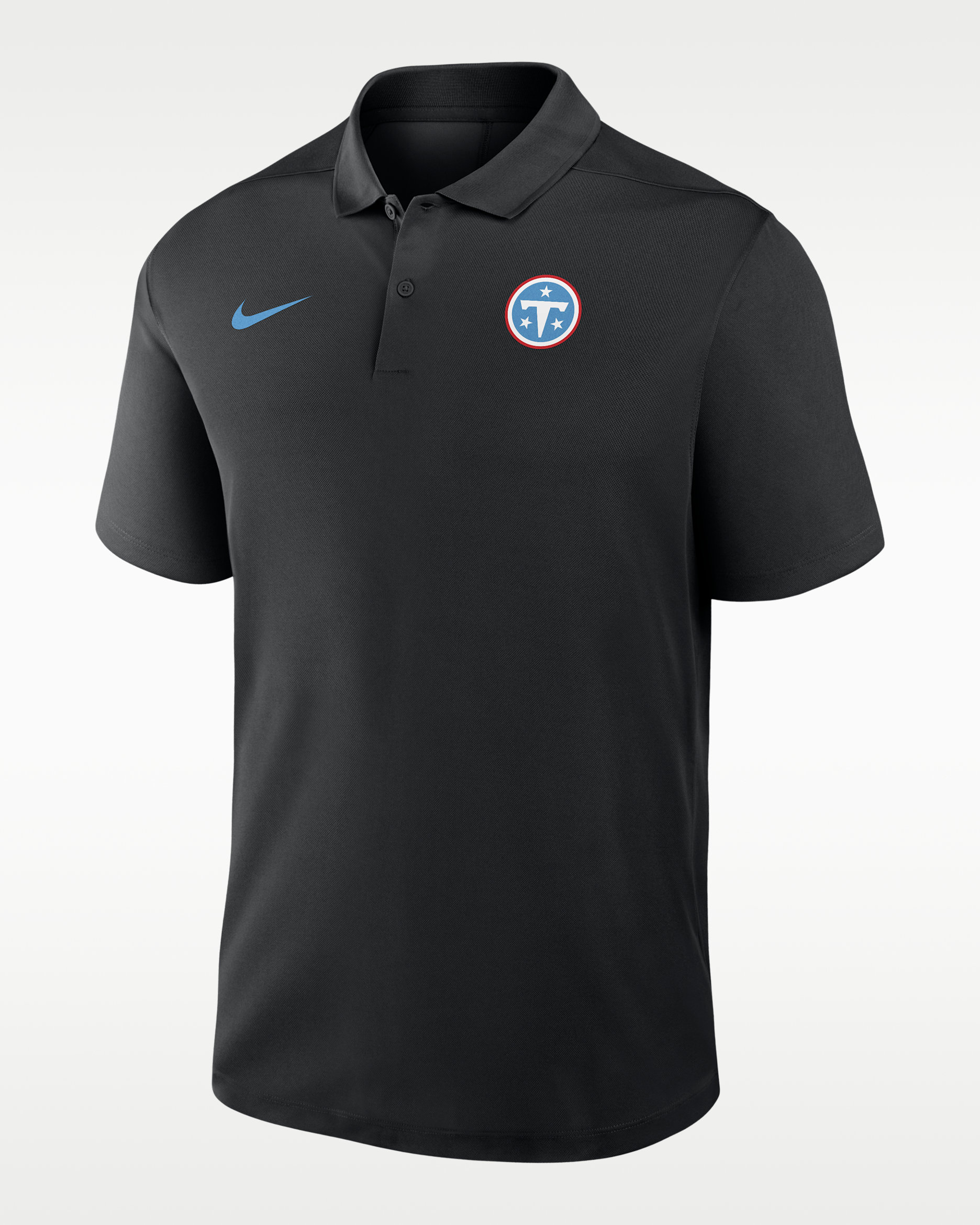 Tennessee Titans Logo Victory Men's Nike Dri-FIT NFL Polo - Black