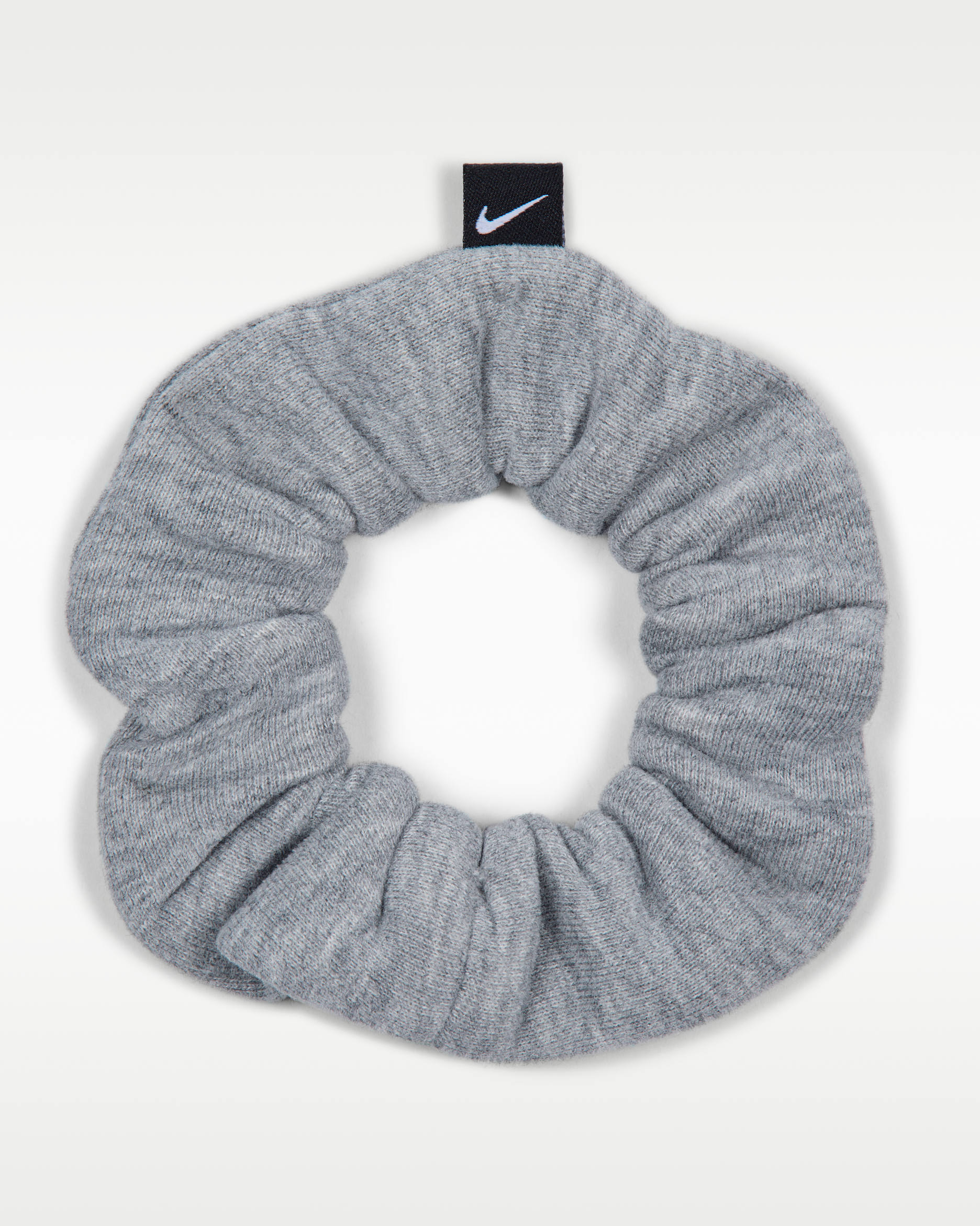 Nike Studio Fleece Gathered Hair Tie - Dark Grey Heather