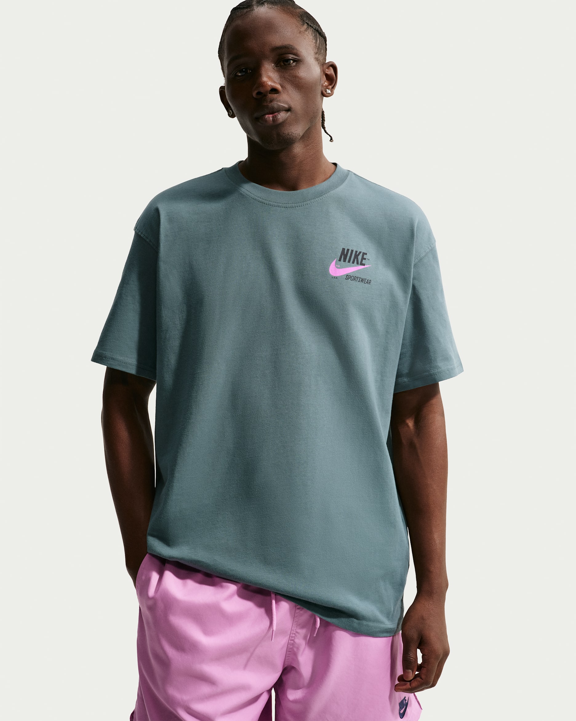 Nike Sportswear Men's T-Shirt - Mineral Slate