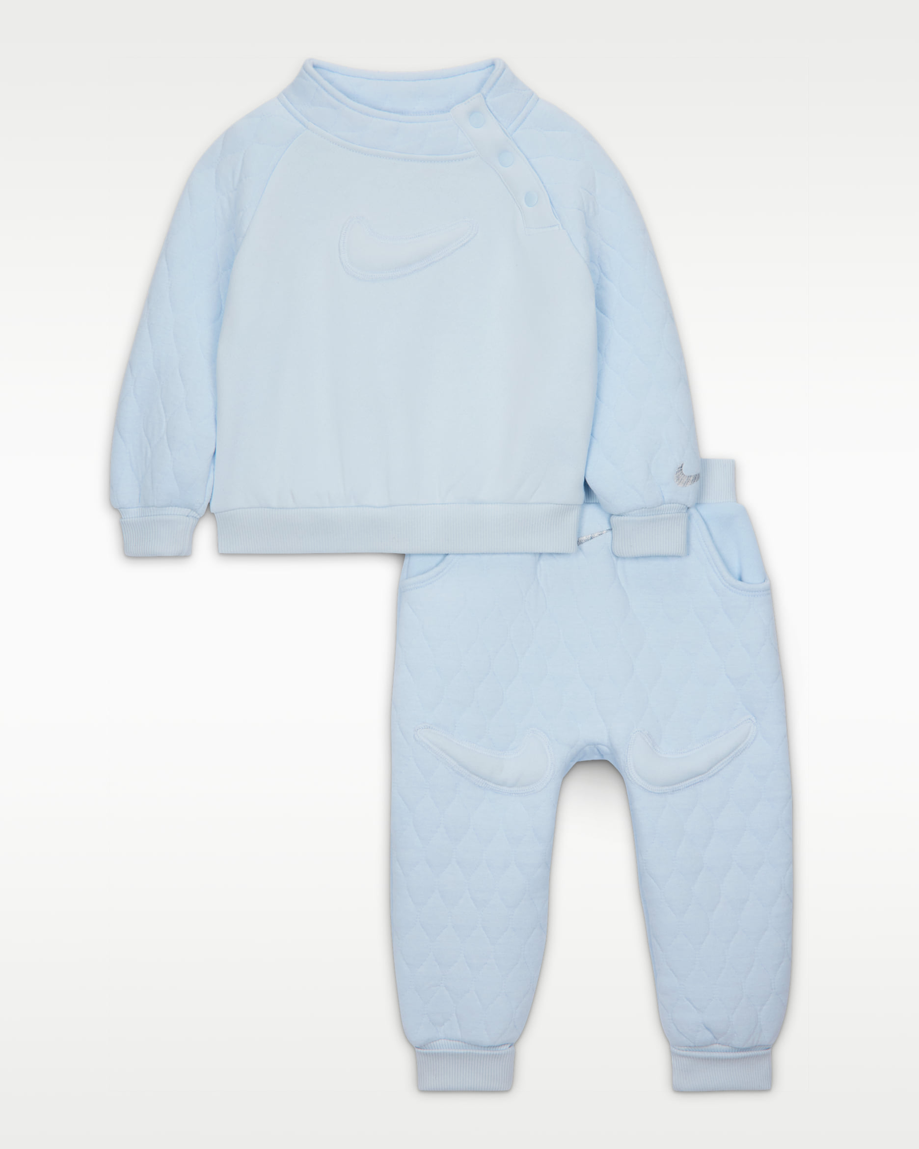 Nike Ready, Set! Baby (12-24M) 2-Piece Jogger Set - Blue Tint