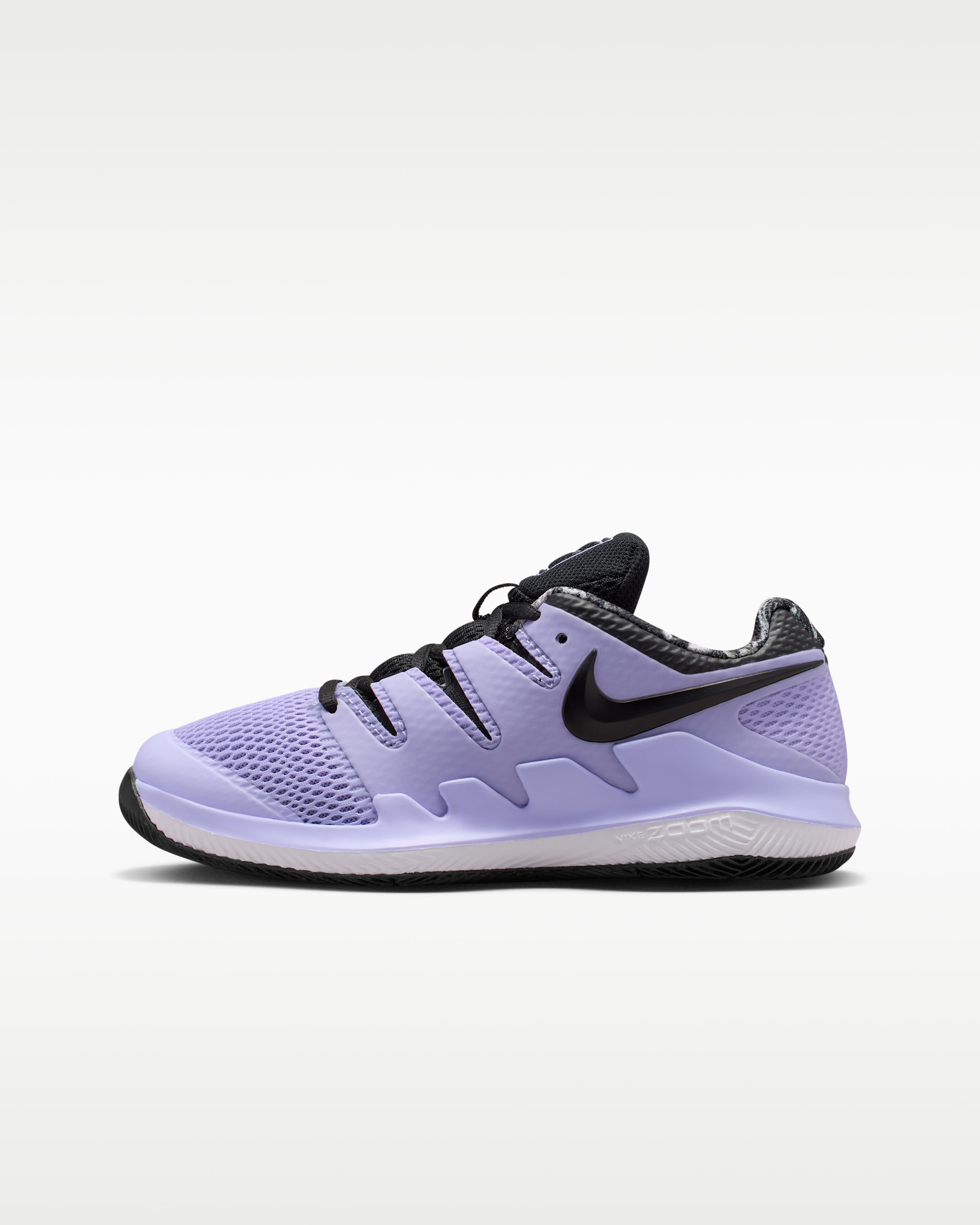 NikeCourt Jr. Vapor X Little/Big Kids' Tennis Shoes - Purple Agate/White/Hyper Crimson/Black
