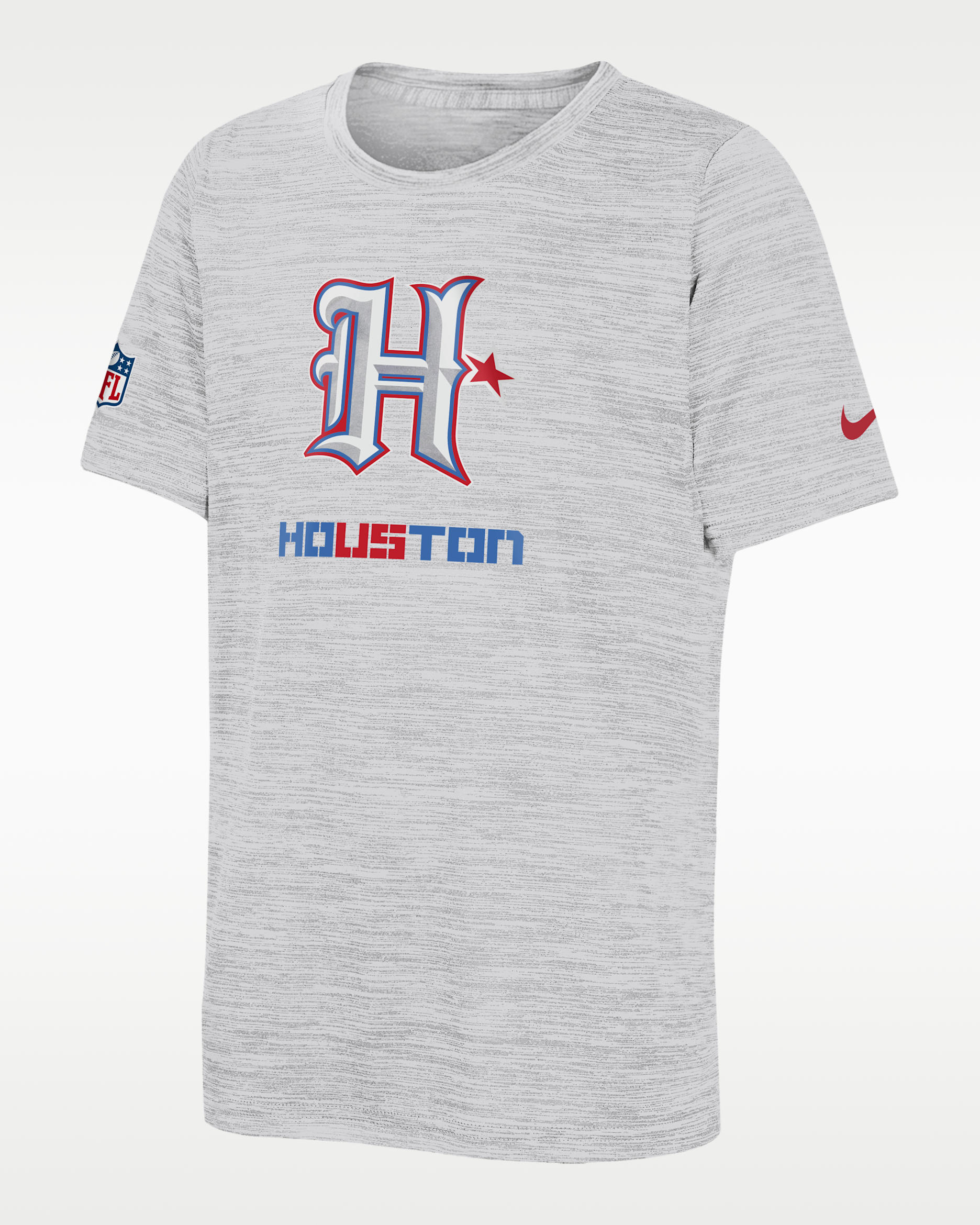 Houston Texans Rivalries Collection Sideline Velocity Big Kids' Nike Dri-FIT NFL T-Shirt - White