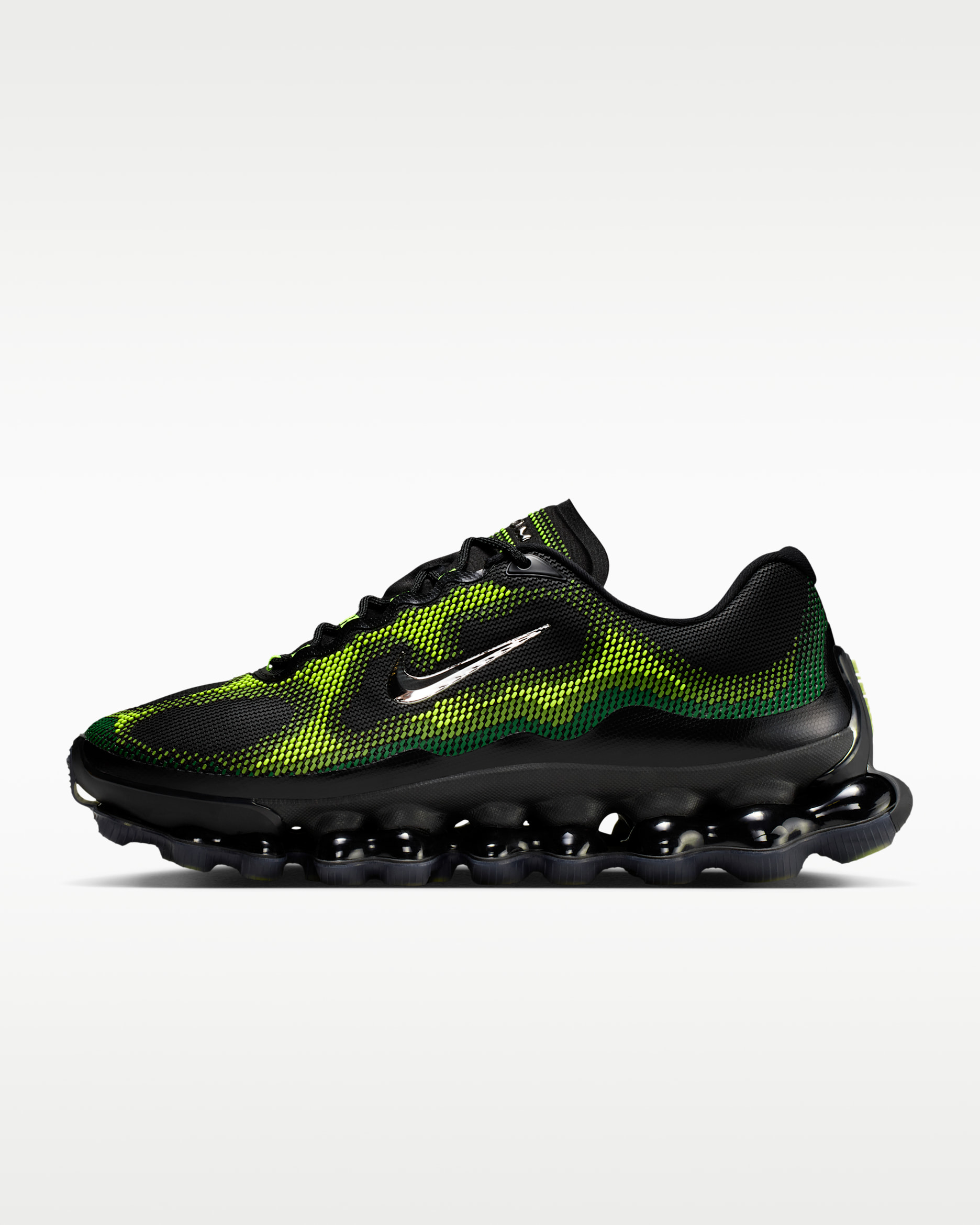 Tenis para hombre Nike Air Liquid Max - Negro/Manzana verde/Volt/Cromo