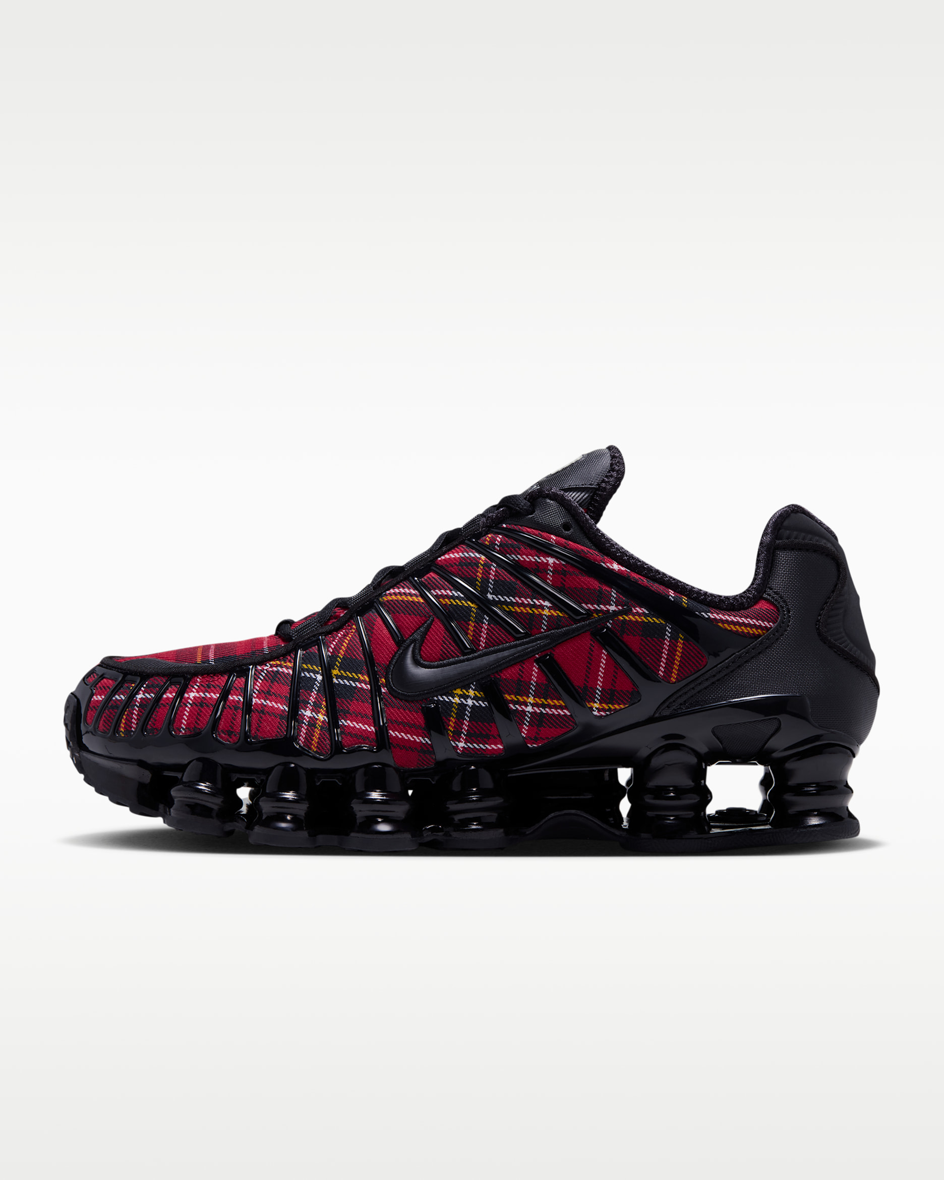 Nike Shox TL Women's Shoes - Black/Tough Red/Yellow Ochre/Black