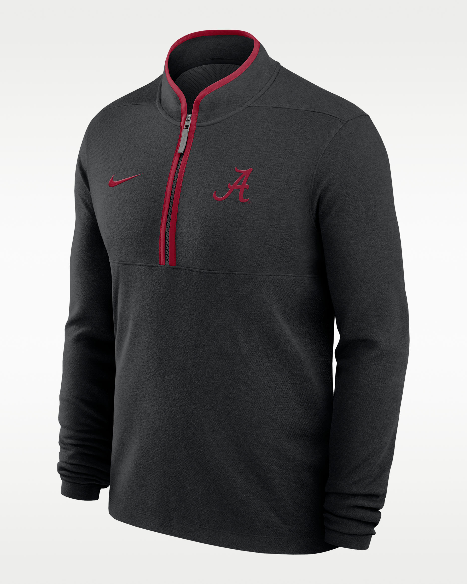 Alabama Victory Men's Nike Dri-FIT College 1/2-Zip Long-Sleeve Top - Black