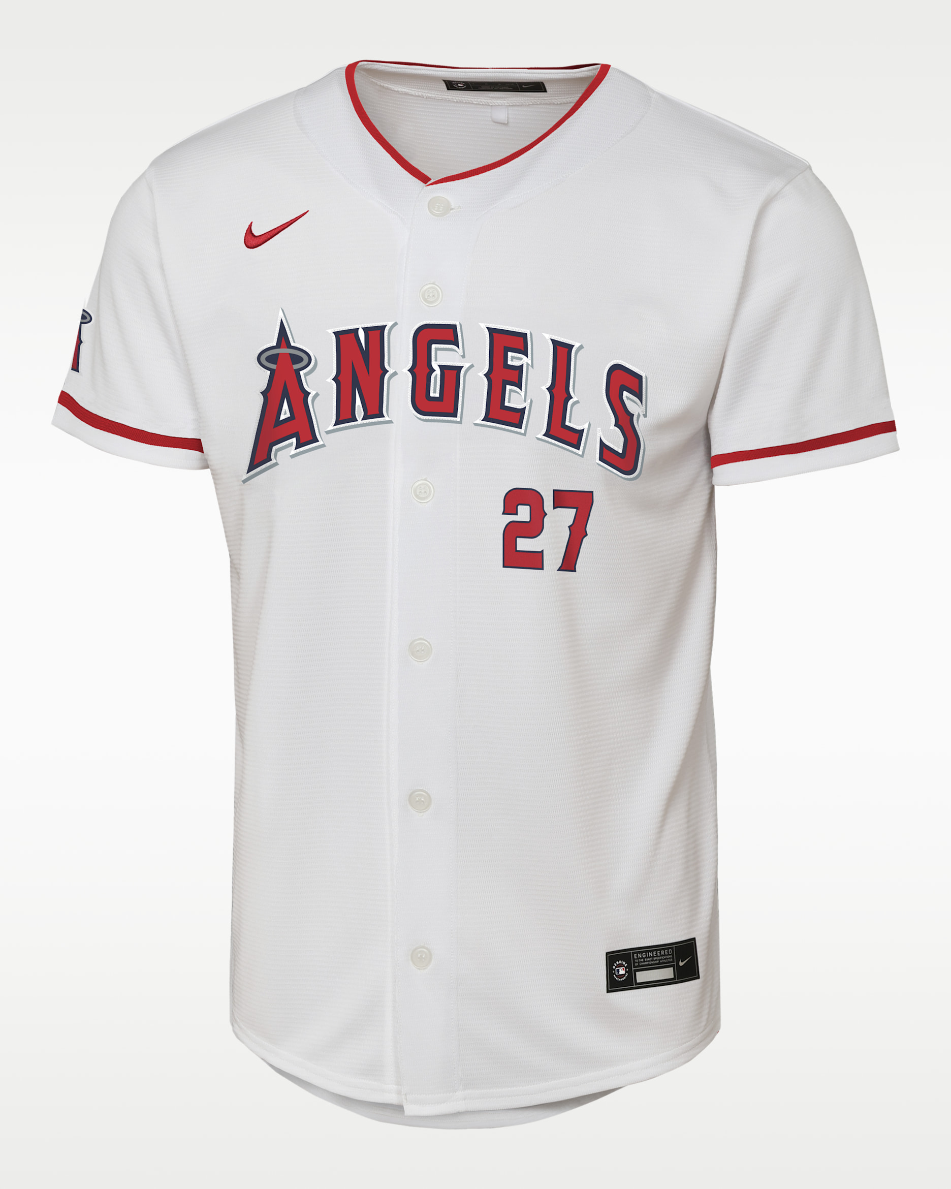 Mike Trout Los Angeles Angels Big Kid's Nike MLB Stadium Jersey - Blue/White