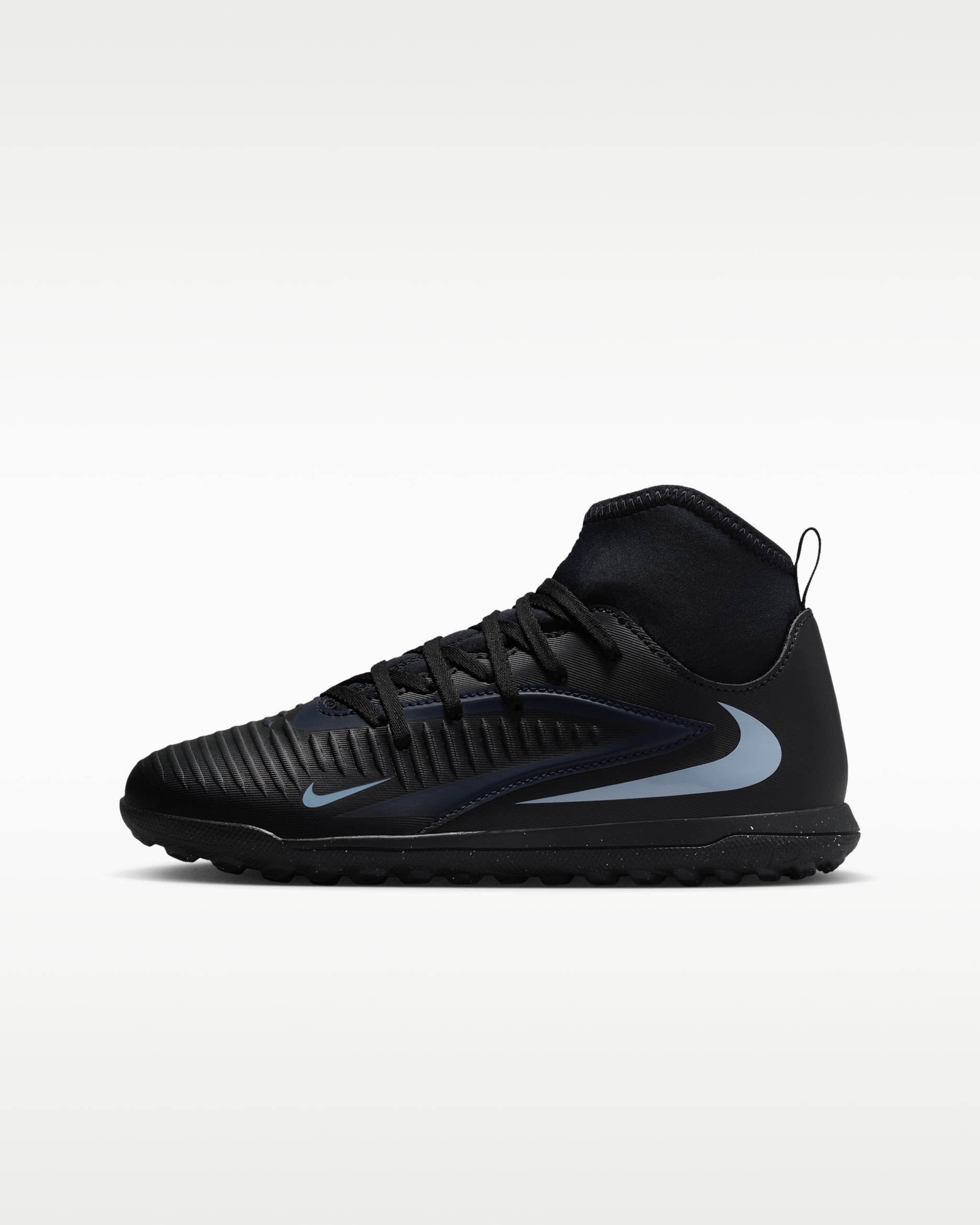 Chaussure de football pour surface synthétique Nike Jr. Phantom 6 High Club pour ado - Noir/Noir