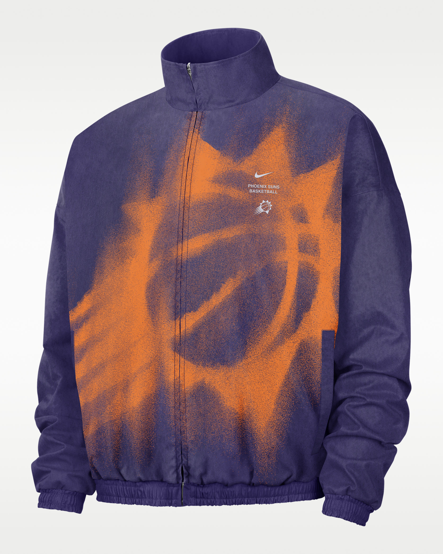 Phoenix Suns Standard Issue Men's Basketball Woven Jacket - New Orchid/Black