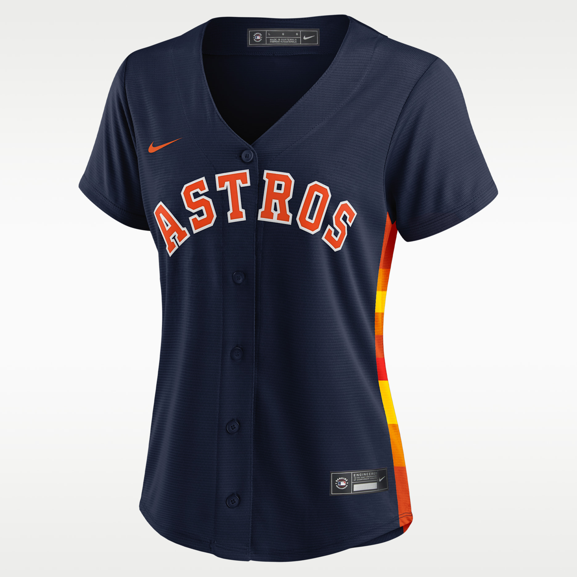 MLB Houston Astros (Jose Altuve) Women's Replica Baseball Jersey - Navy