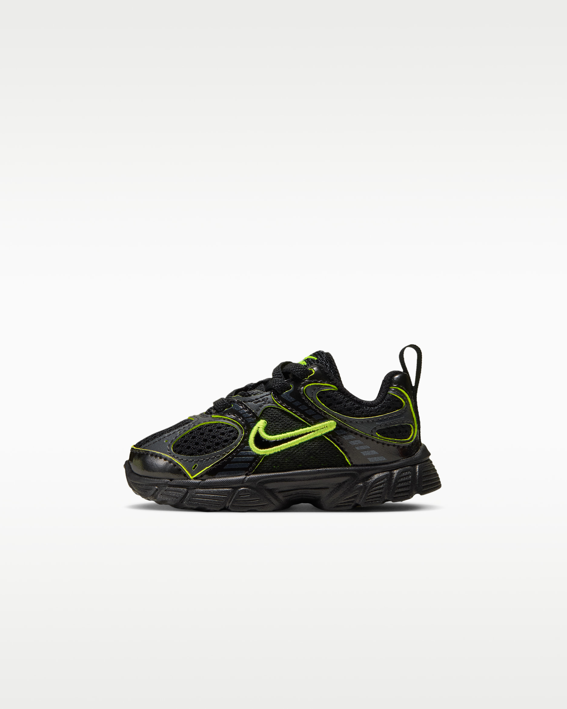 Nike V5 RNR Baby/Toddler Shoes - Black/Dark Smoke Grey/Volt/Black
