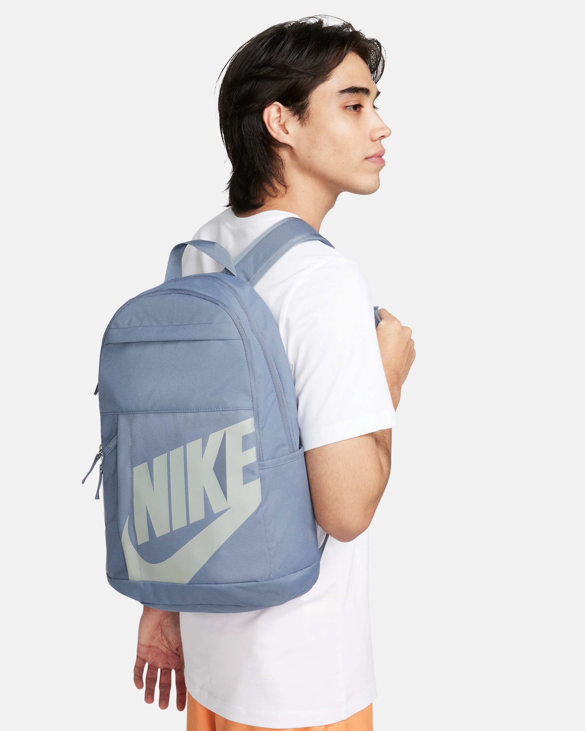 Nike Backpack (21L) - Ashen Slate/Ashen Slate/Light Silver