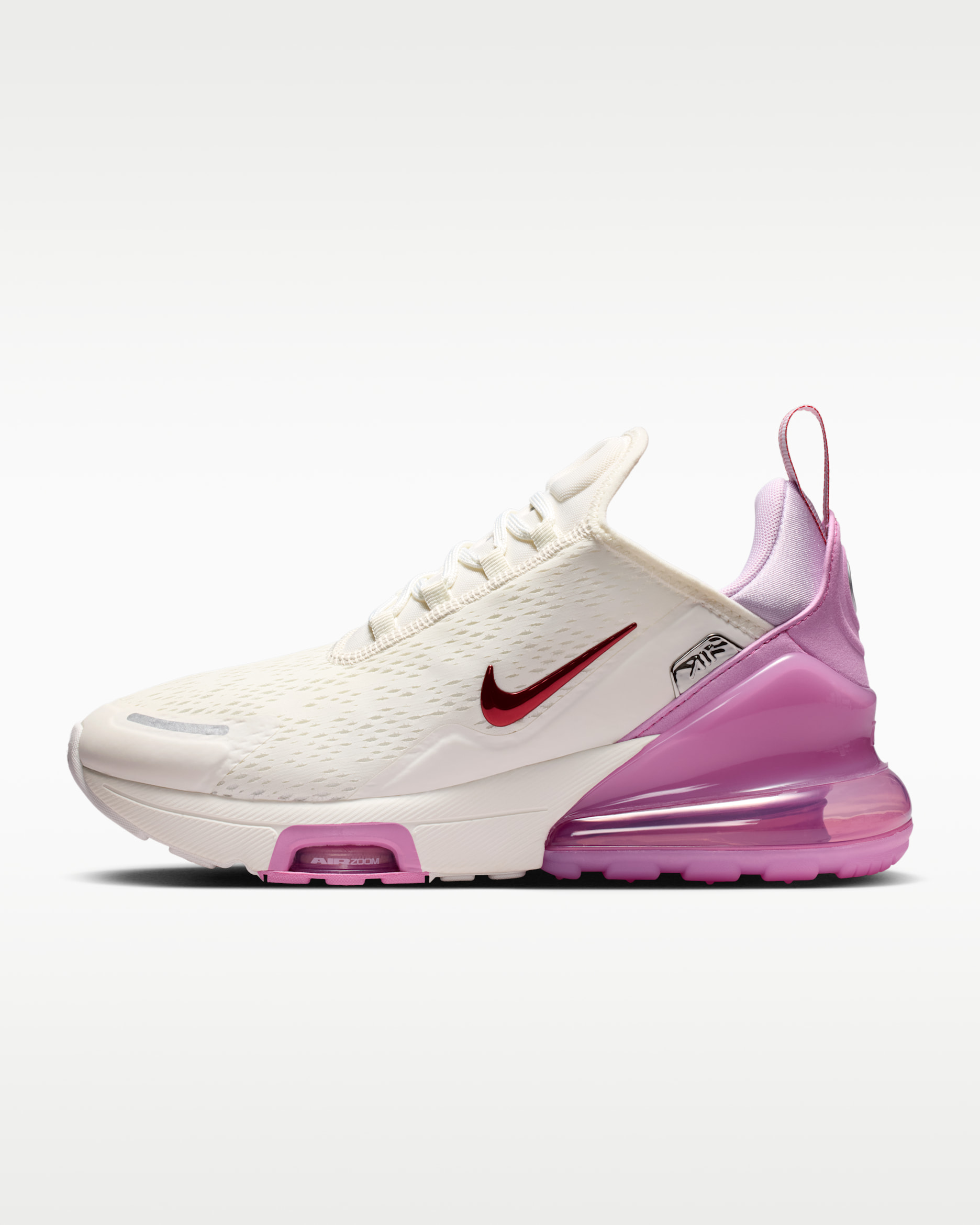 Nike Air Max 270 Premium Women's Shoes - Sail/Light Magenta/Metallic Silver/Light Crimson