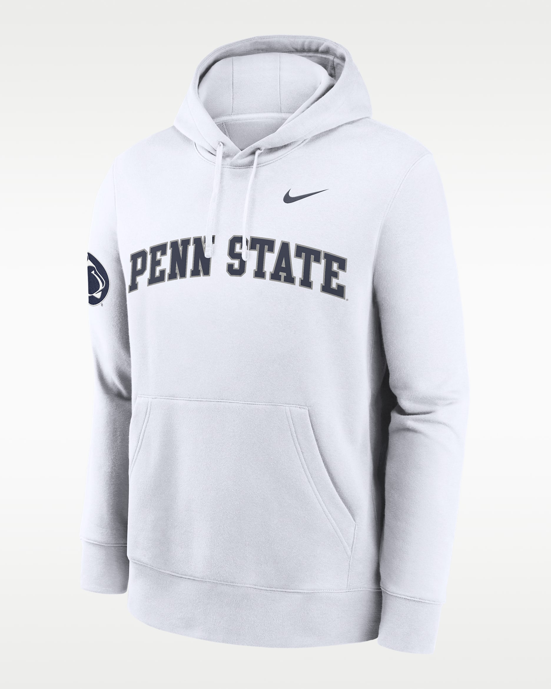Penn State Sideline Club Men's Nike College Pullover Hoodie - White