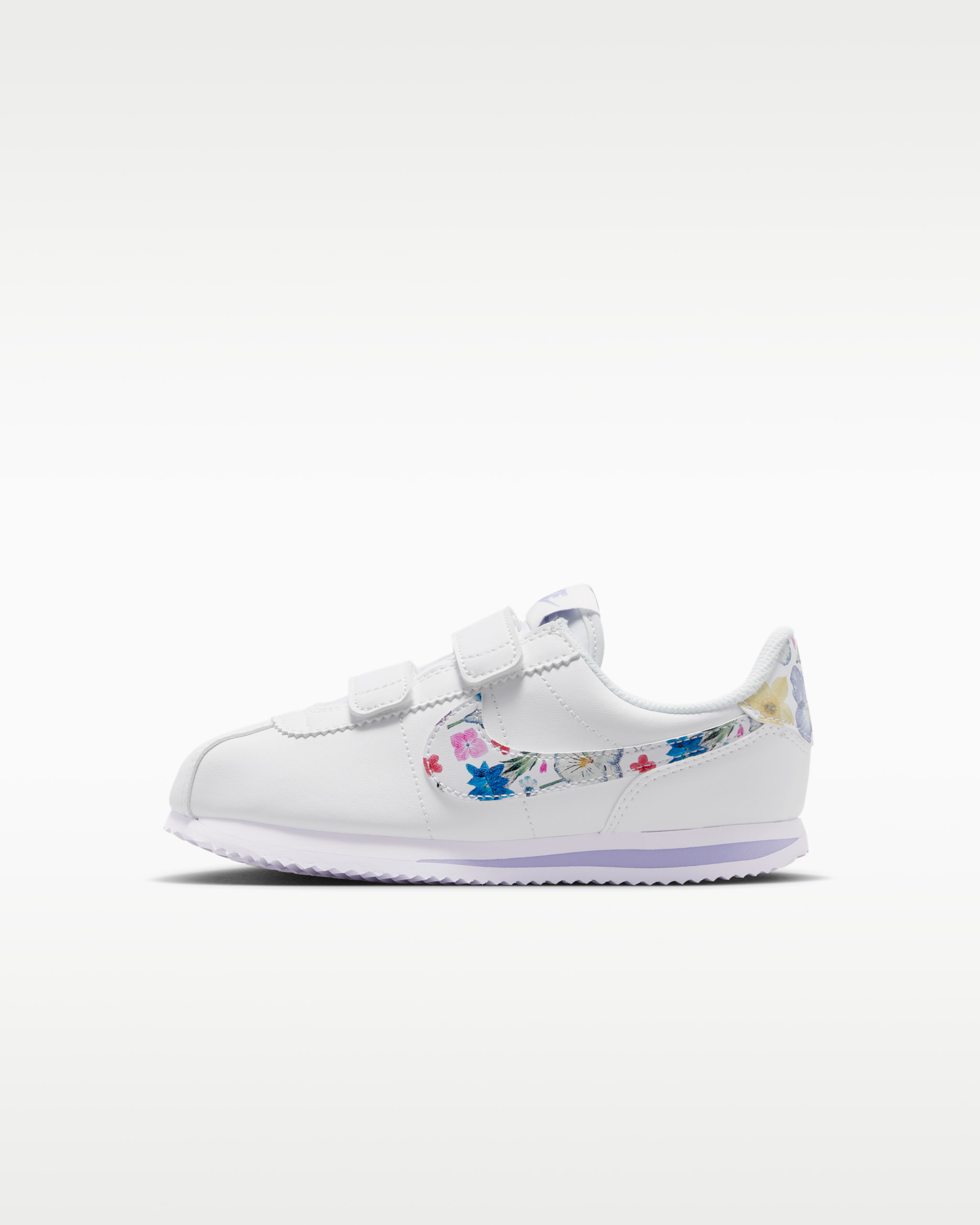 Nike Cortez SE Little Younger Kids' Shoes - Summit White/White/Light Thistle/Multi-Colour