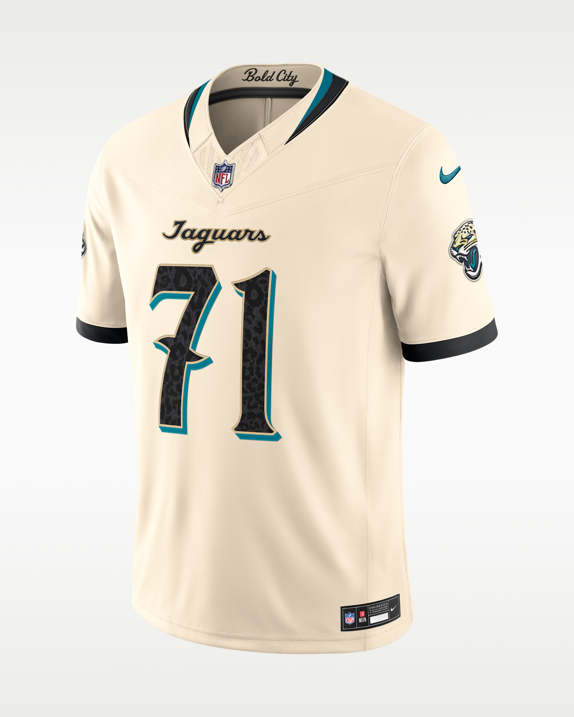 Tony Boselli Jacksonville Jaguars Rivalries Collection Men's Nike Dri-FIT NFL Limited Jersey - Natural