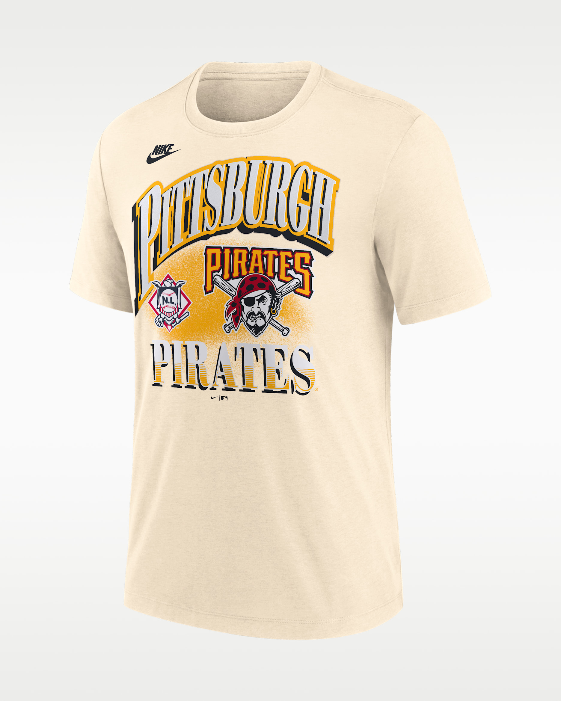 Pittsburgh Pirates Vintage Men's Nike MLB T-Shirt - Natural