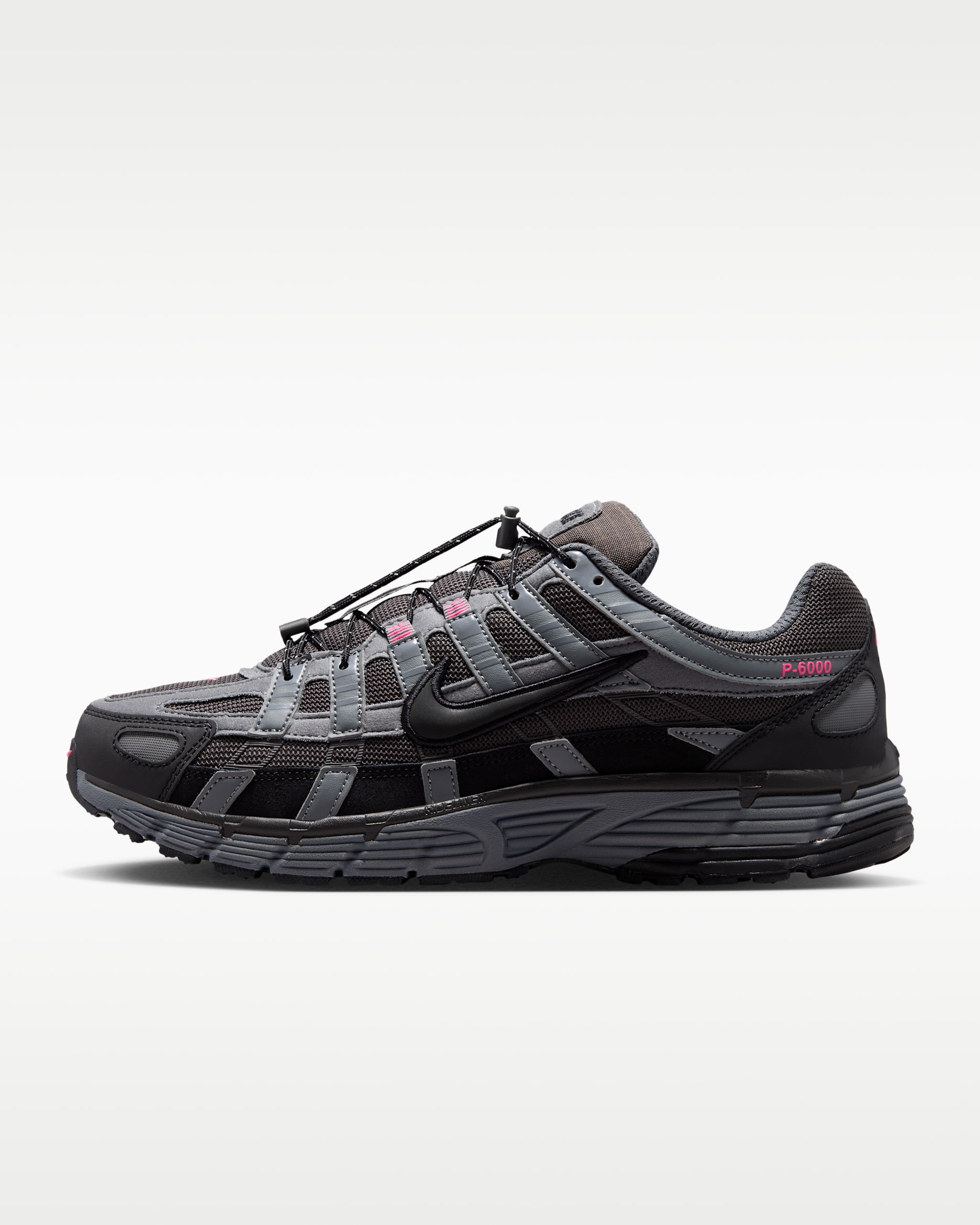 รองเท้าสำหรับฤดูหนาว Nike P-6000 - Medium Ash/Iron Grey/Hyper Pink/ดำ