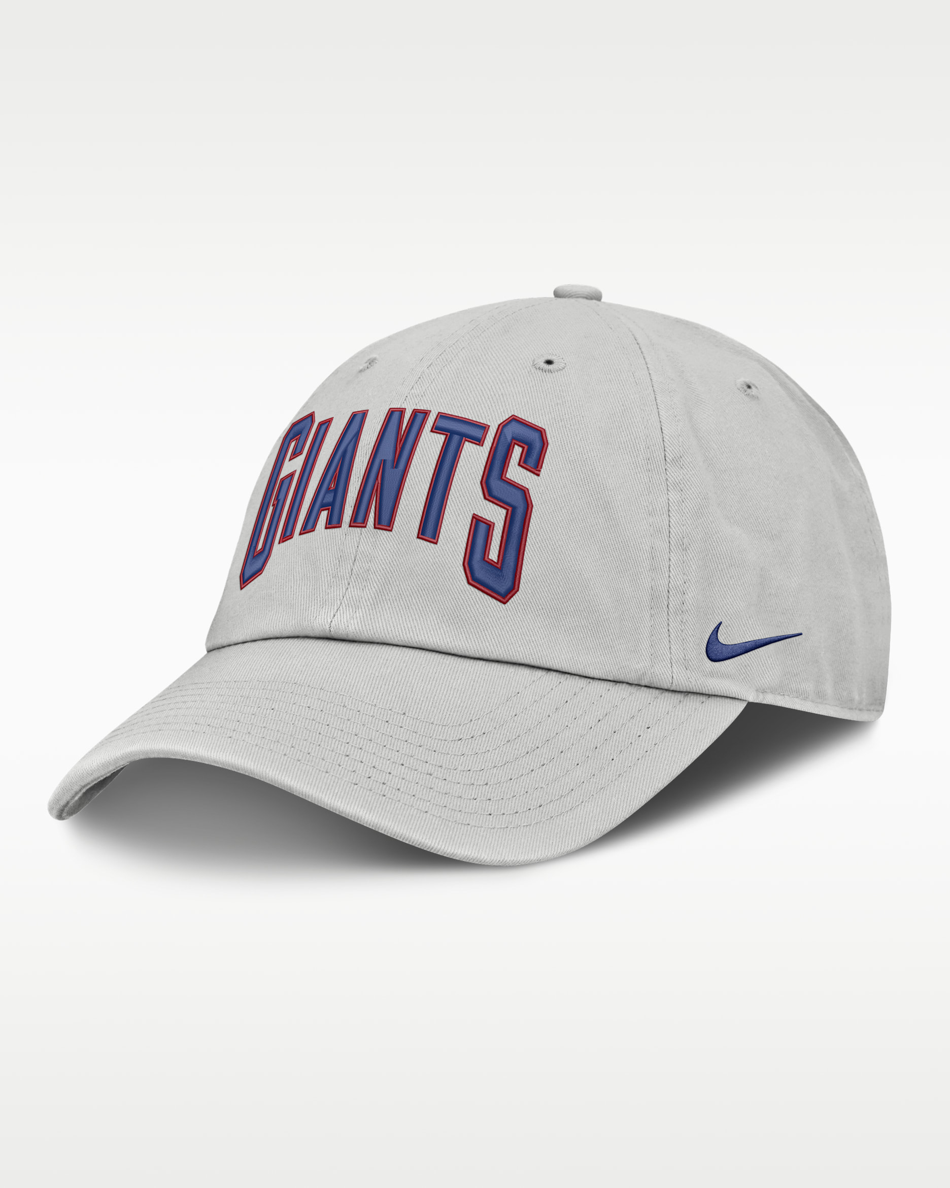 New York Giants Primetime Club Arched Men's Nike NFL Adjustable Hat - Grey