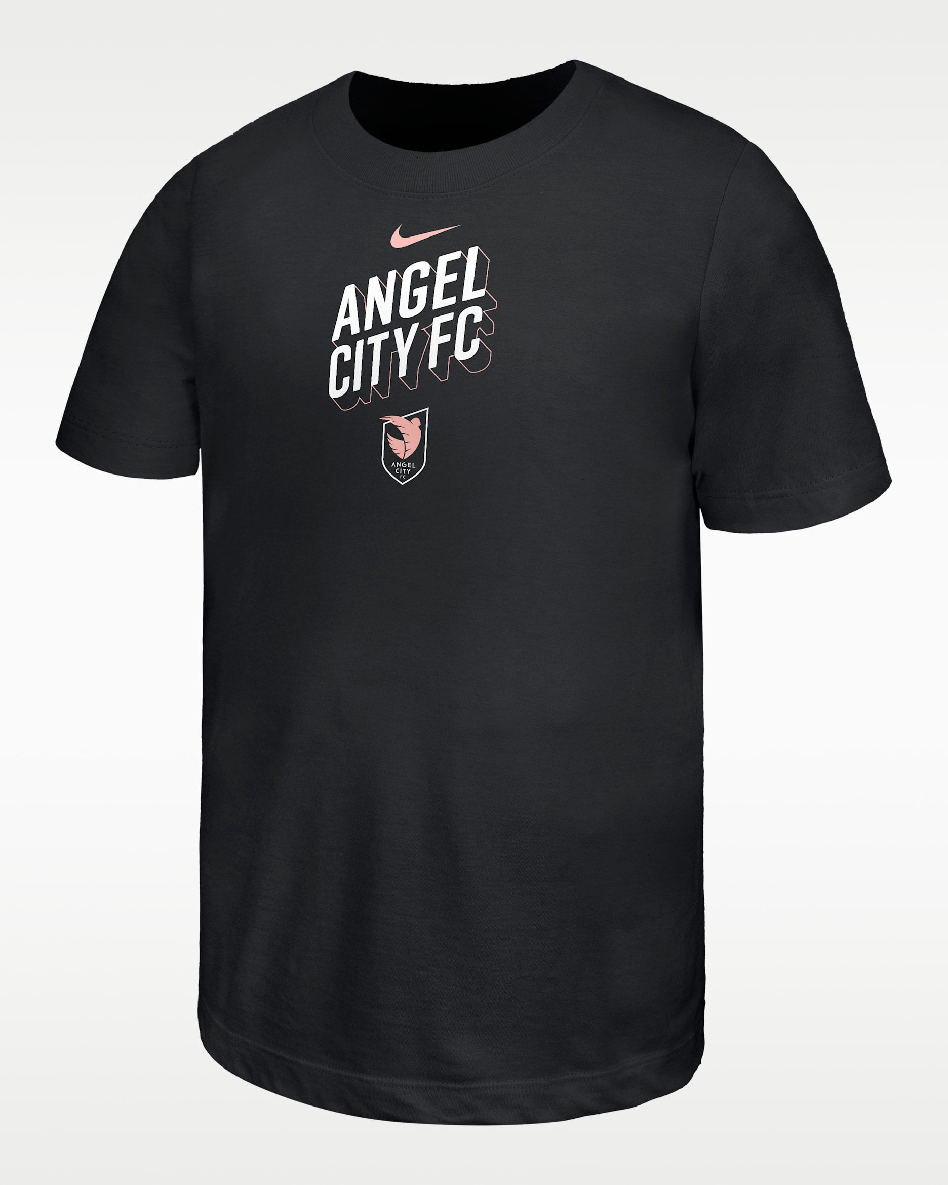 Angel City FC Big Kids' Nike Cotton T-Shirt - Black