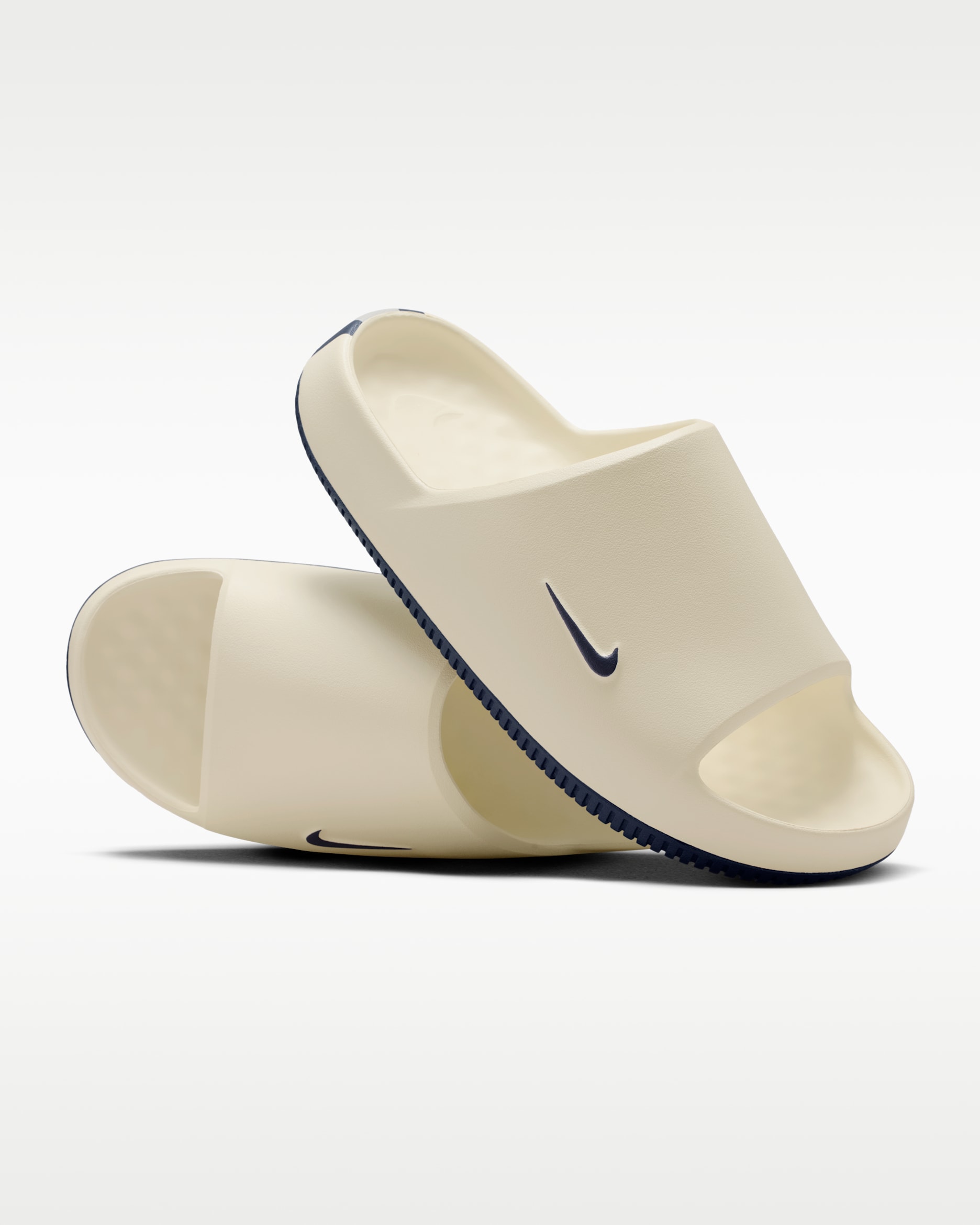 Nike Calm (Dallas Cowboys) Men's NFL Slides - Sail/Wolf Grey/College Navy