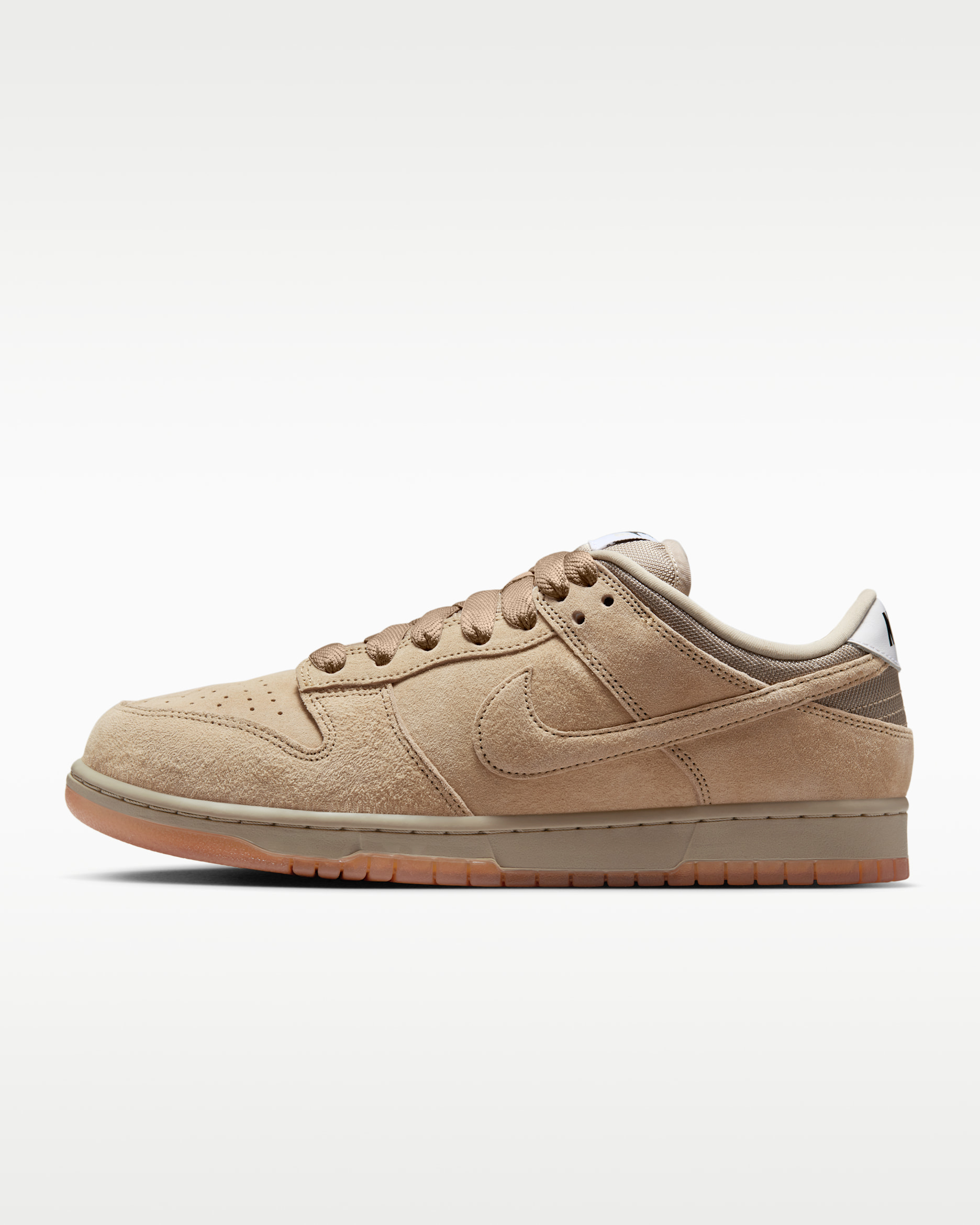 Nike SB Dunk Low Pro B Skate Shoes - Parachute Beige/Desert Khaki/White/Parachute Beige
