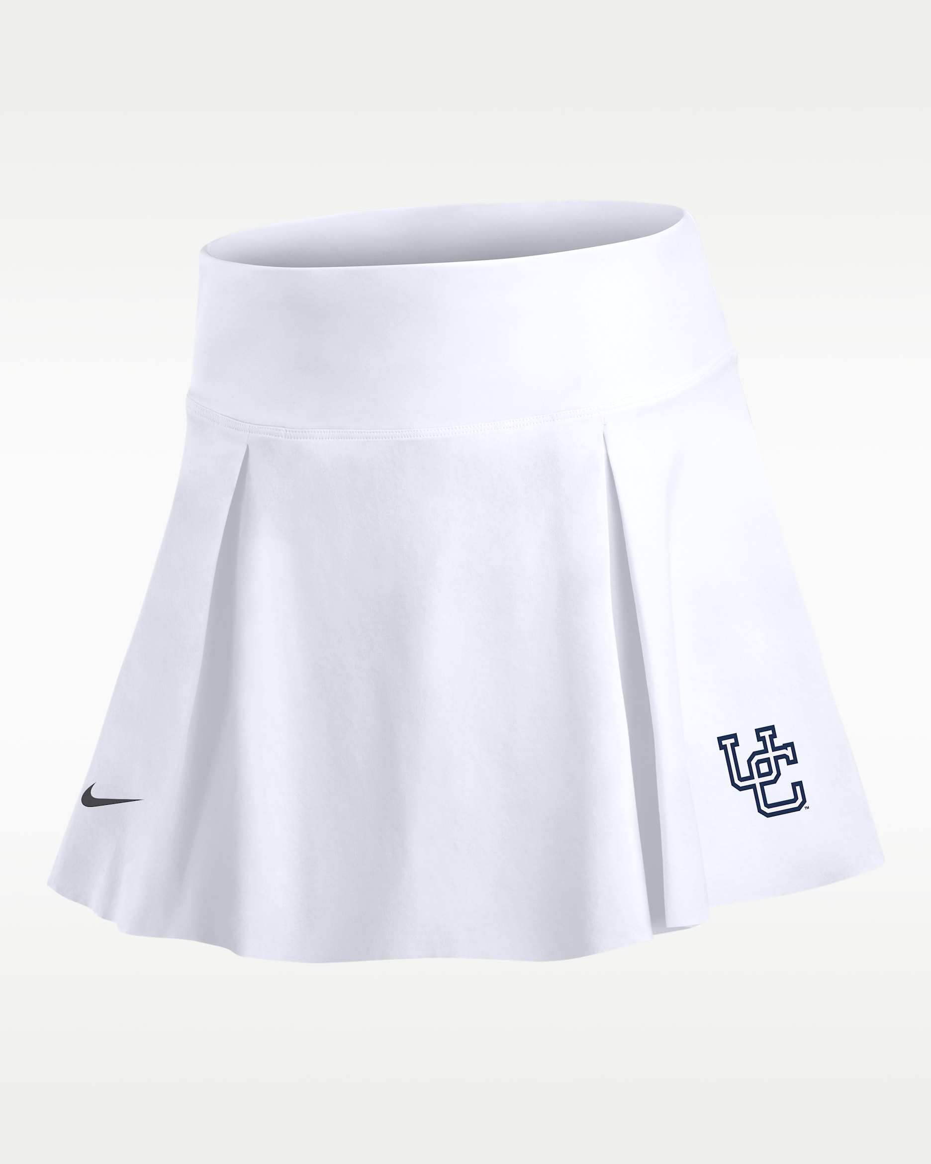 Connecticut Huskies Club Women's Nike Fleece Skirt - White