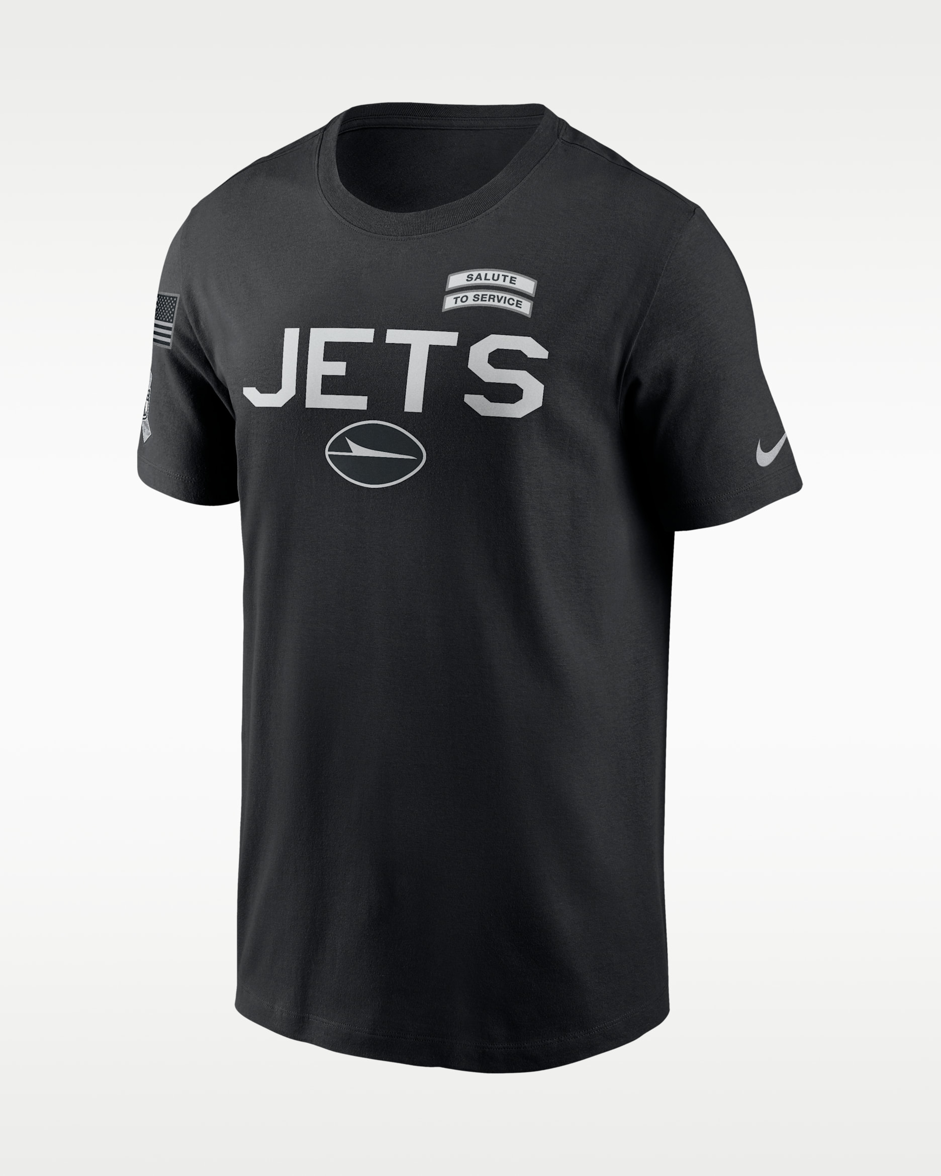 New York Jets Salute to Service Sideline Men's Nike Dri-FIT NFL T-Shirt - Black