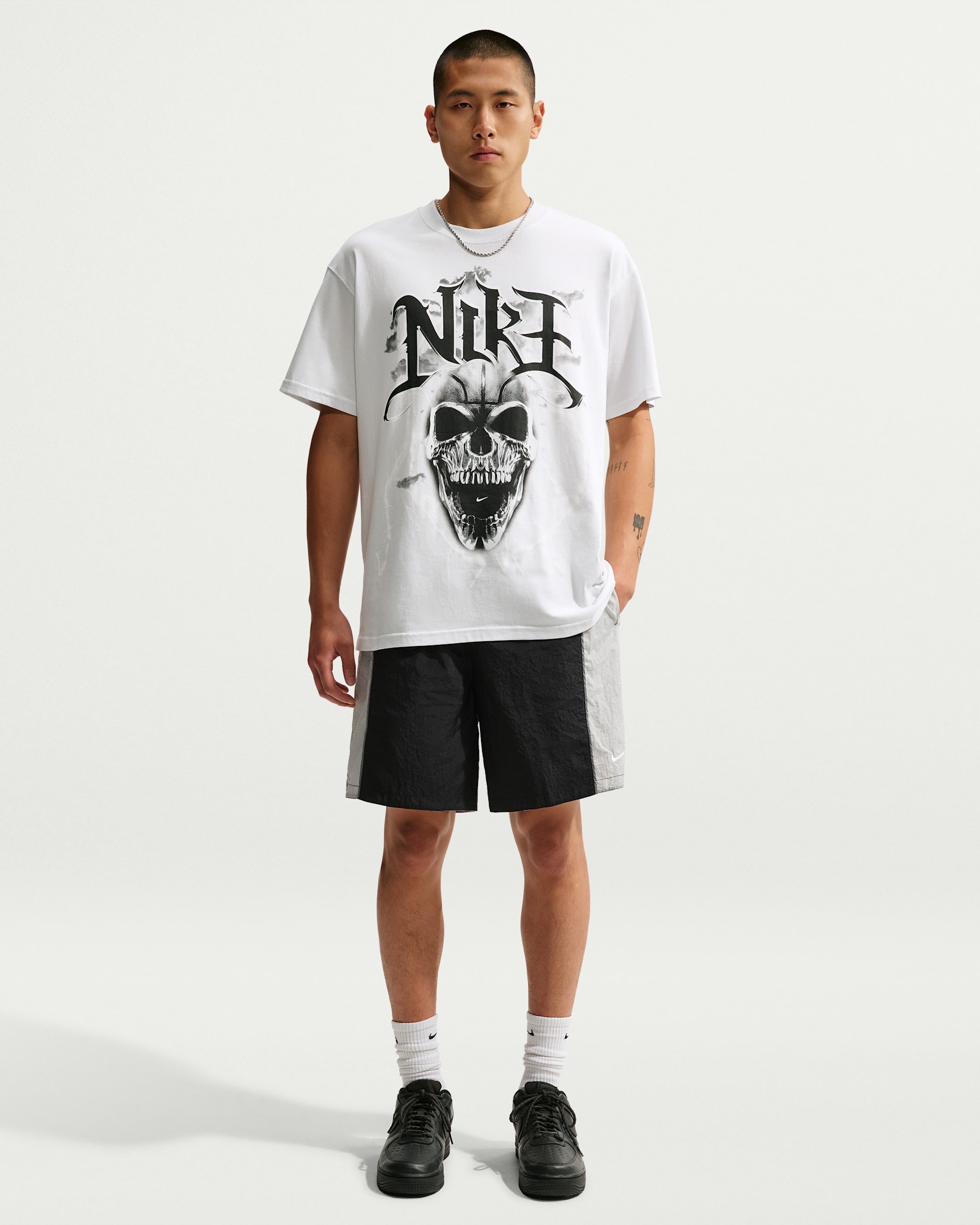 Nike Men's Dri-FIT 20.5cm Basketball Shorts - Black/Light Smoke Grey/Smoke Grey/White