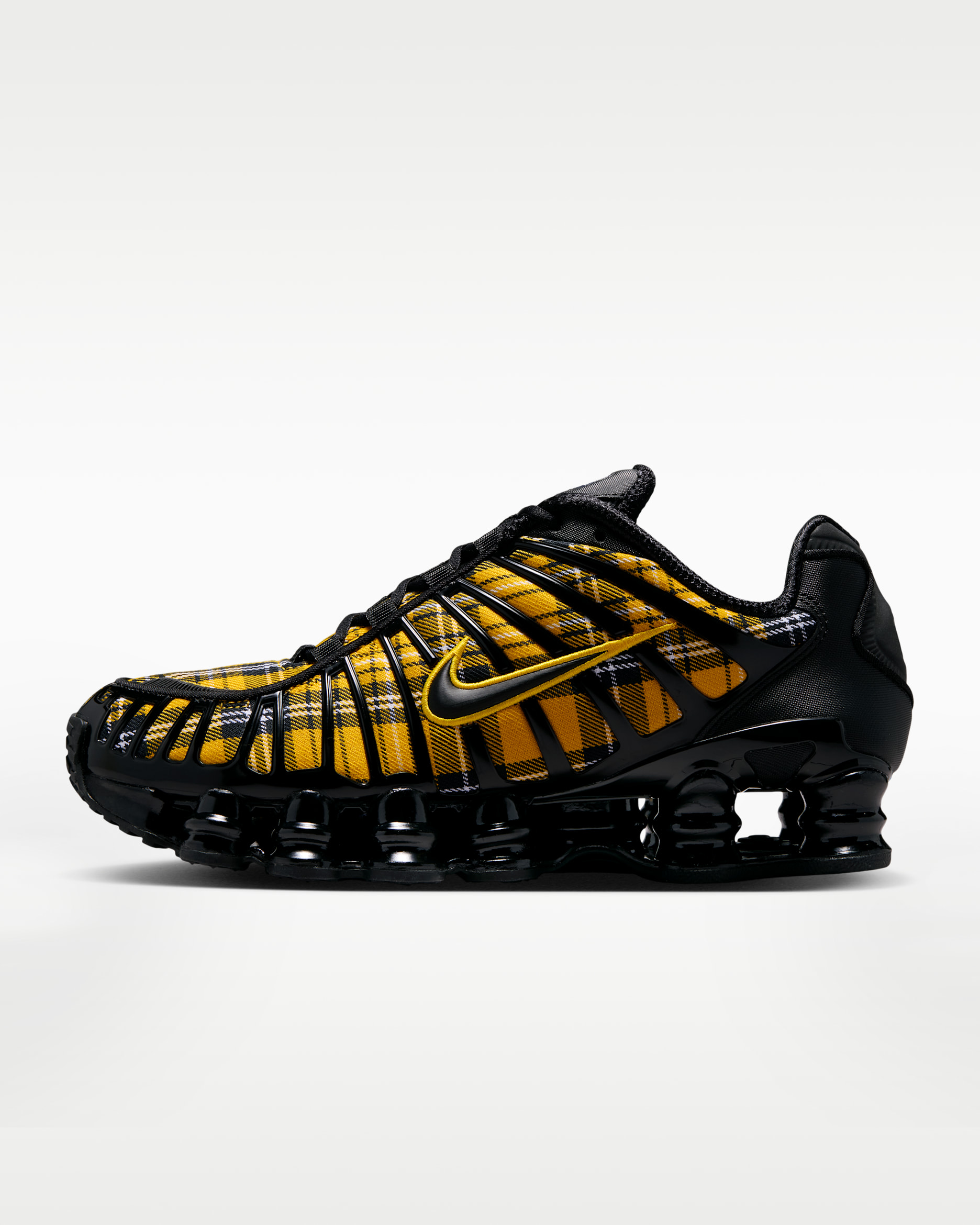 Chaussure Nike Shox TL pour femme - Noir/Blanc/Yellow Ochre/Noir