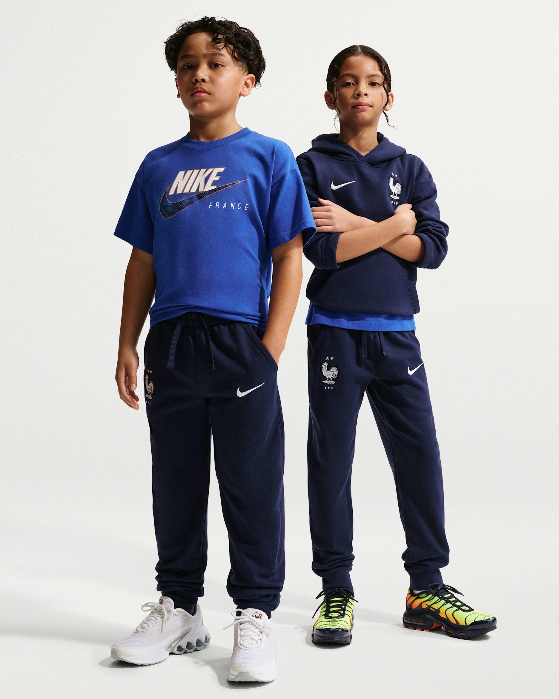 FFF Club Nike Fußball-Jogger (ältere Kinder, Jungen) - Blackened Blue/Weiß