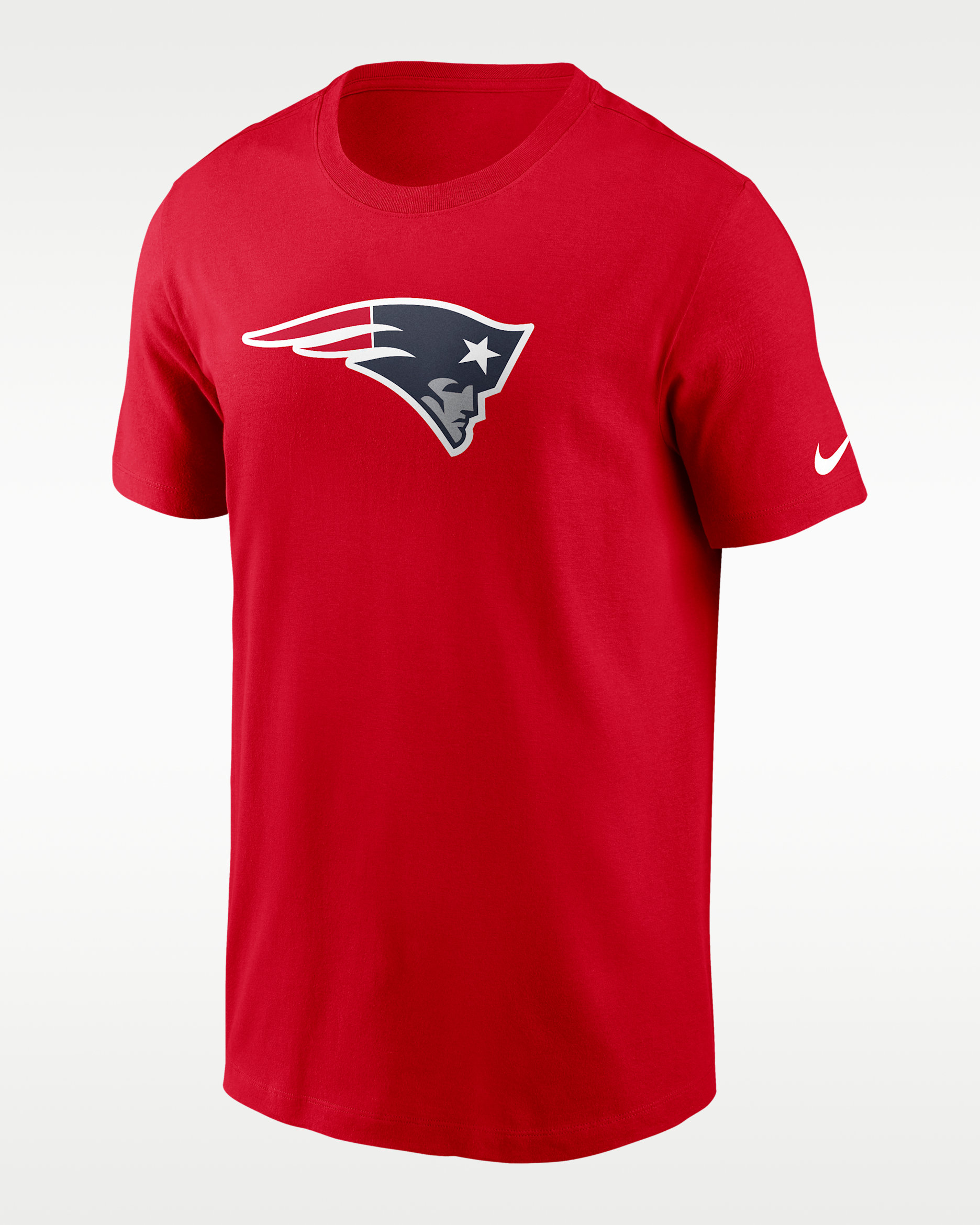 New England Patriots Logo Essential Men's Nike NFL T-Shirt - Red