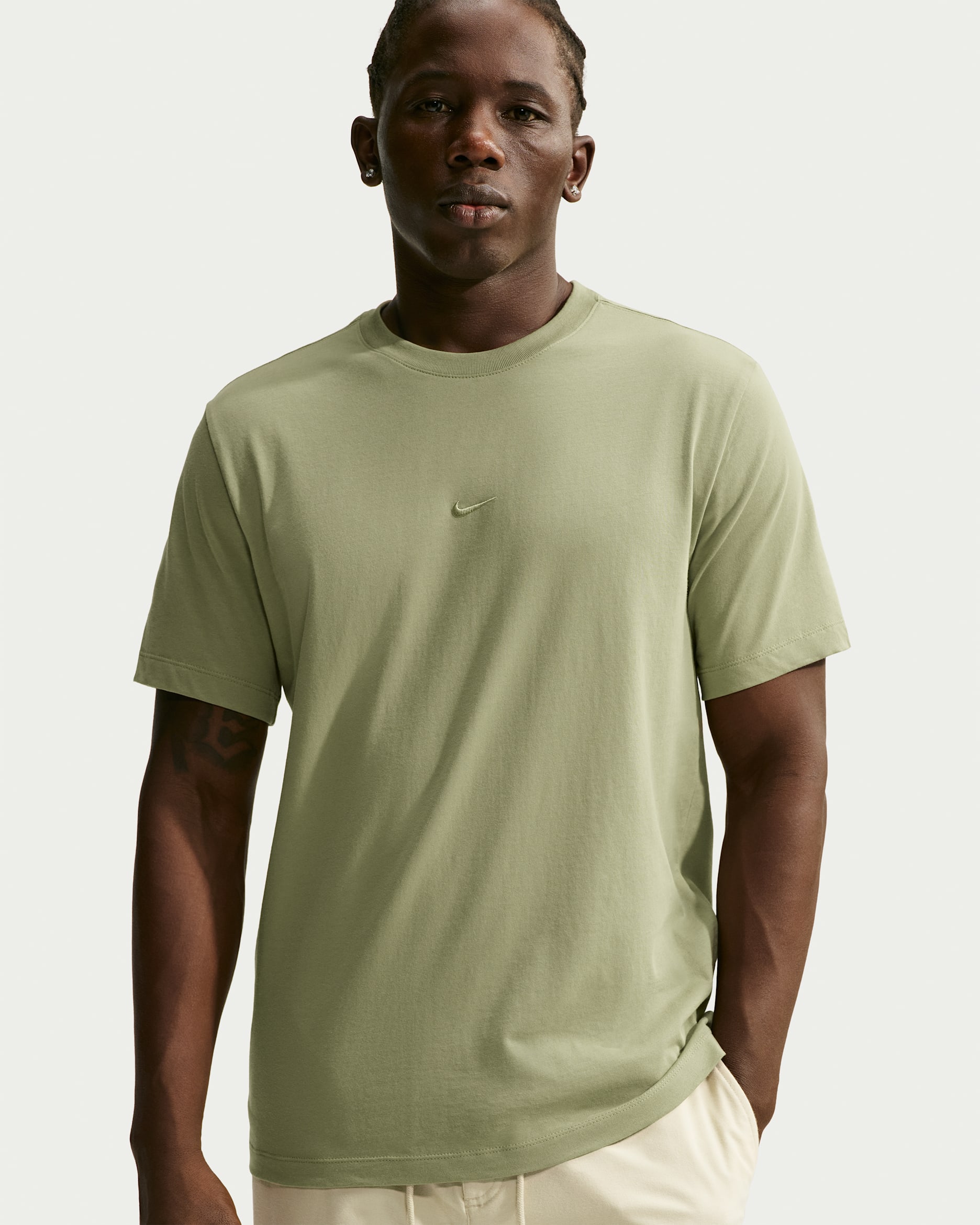 Nike Sportswear Men's Standard T-Shirt - Dusty Olive/Dusty Olive
